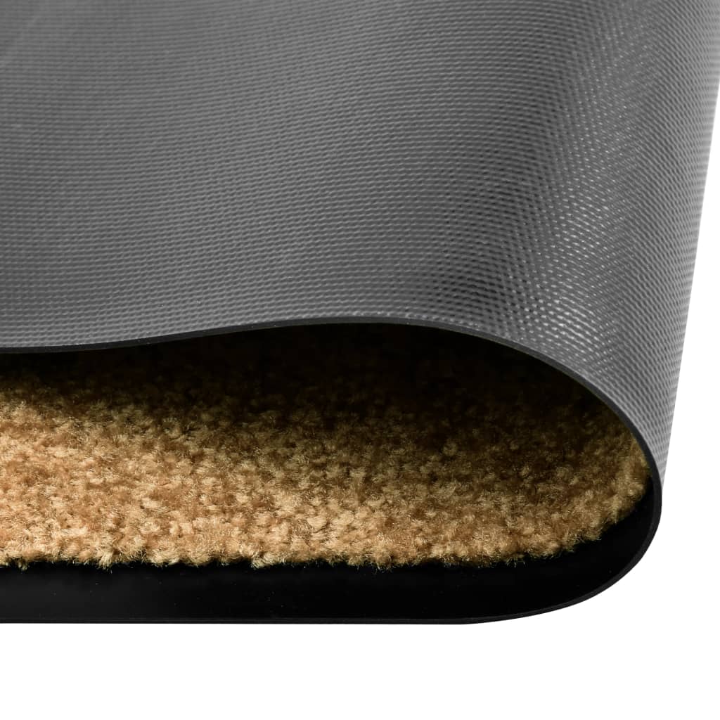 Maison Exclusive - Fußmatte Waschbar Creme 120x180 Cm