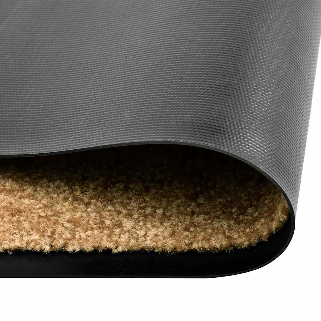 Maison Exclusive - Fußmatte Waschbar Creme 60x90 Cm