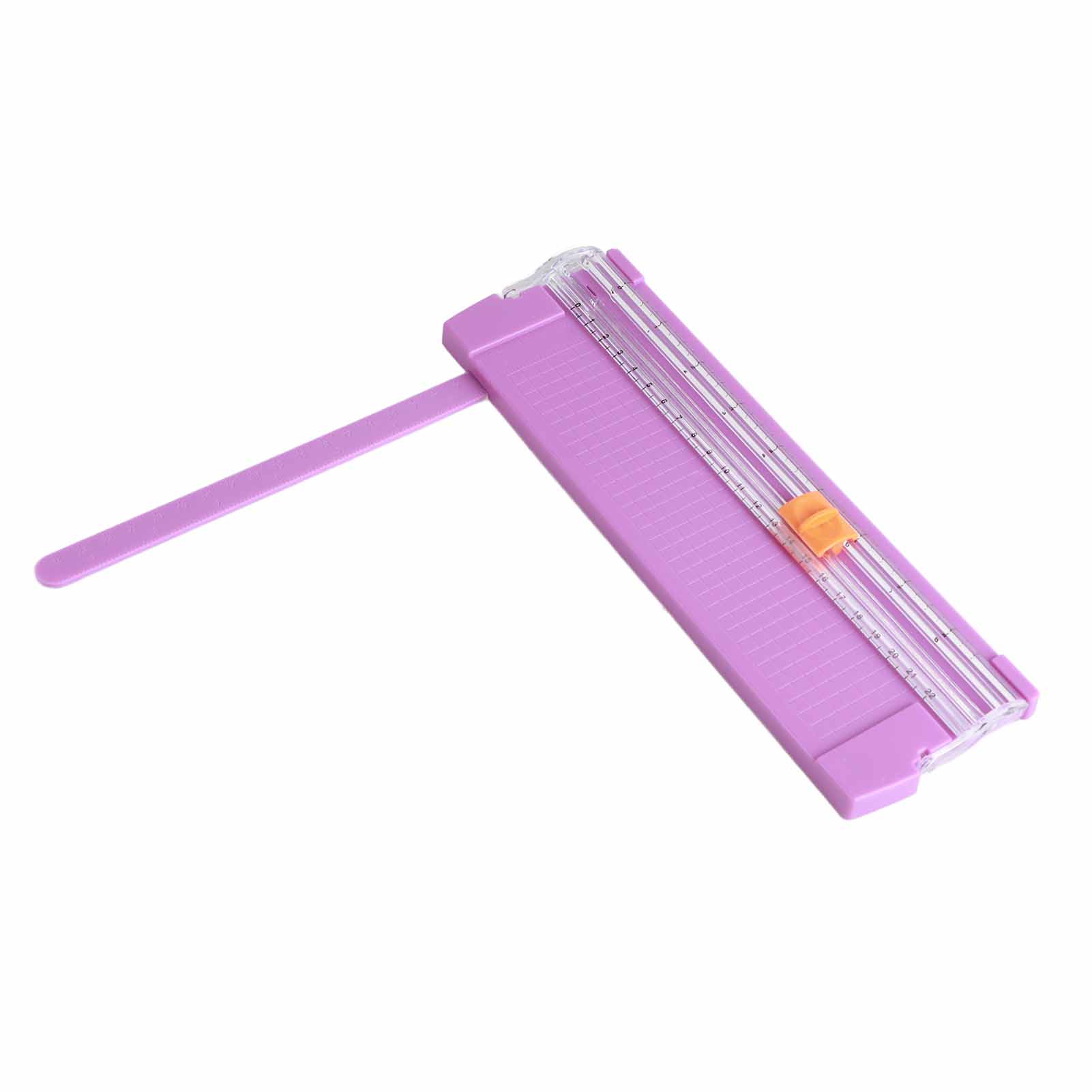 Mini-klapppapierschneider Mit Transparenter Skala, Gratfrei, Aus Violettem Kohlenstoffstahl