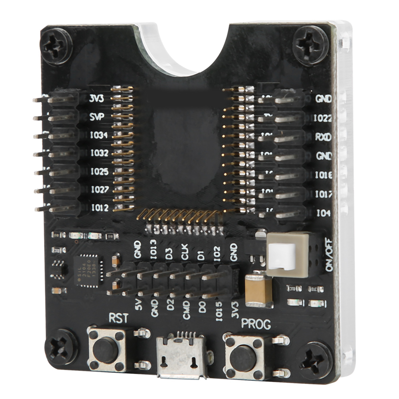 Test- Und Programmierplatz Für Das Espressifwroom32-entwicklungsboard Für Elektronische Bauteile