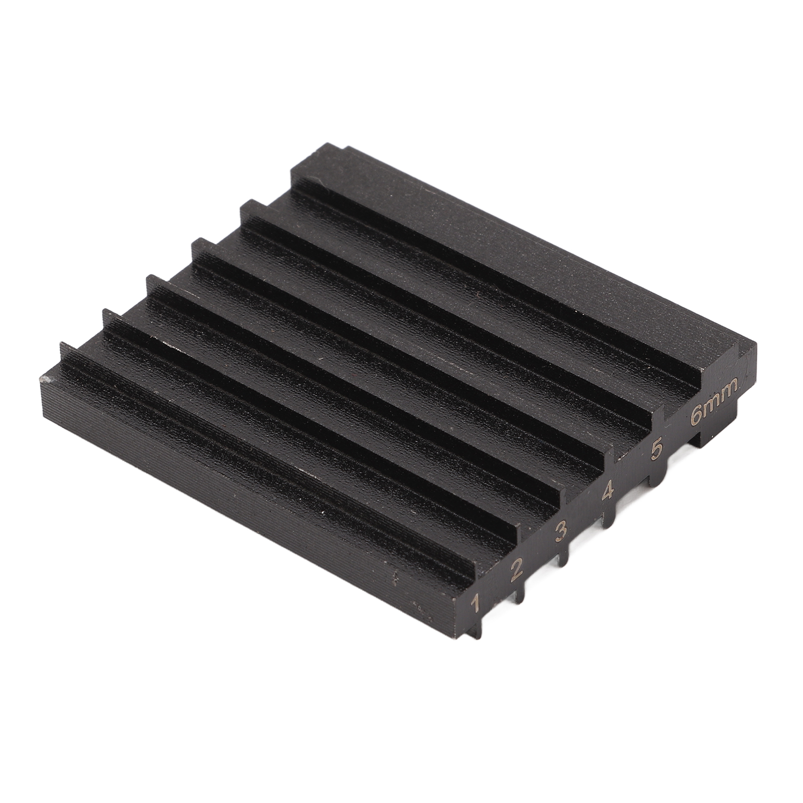 Robustes Und Praktisches Stahlschärfwerkzeug Zur Reparatur Von 6 Mm Breiten Schaufelblättern. Schwarzer, Quadratischer Schärfer.