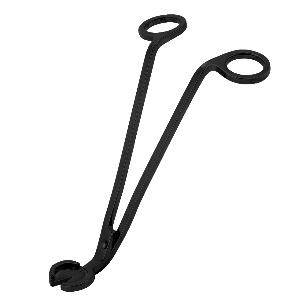 Kerzenzange Aus Edelstahl, Herzförmige Schere (schwarz)