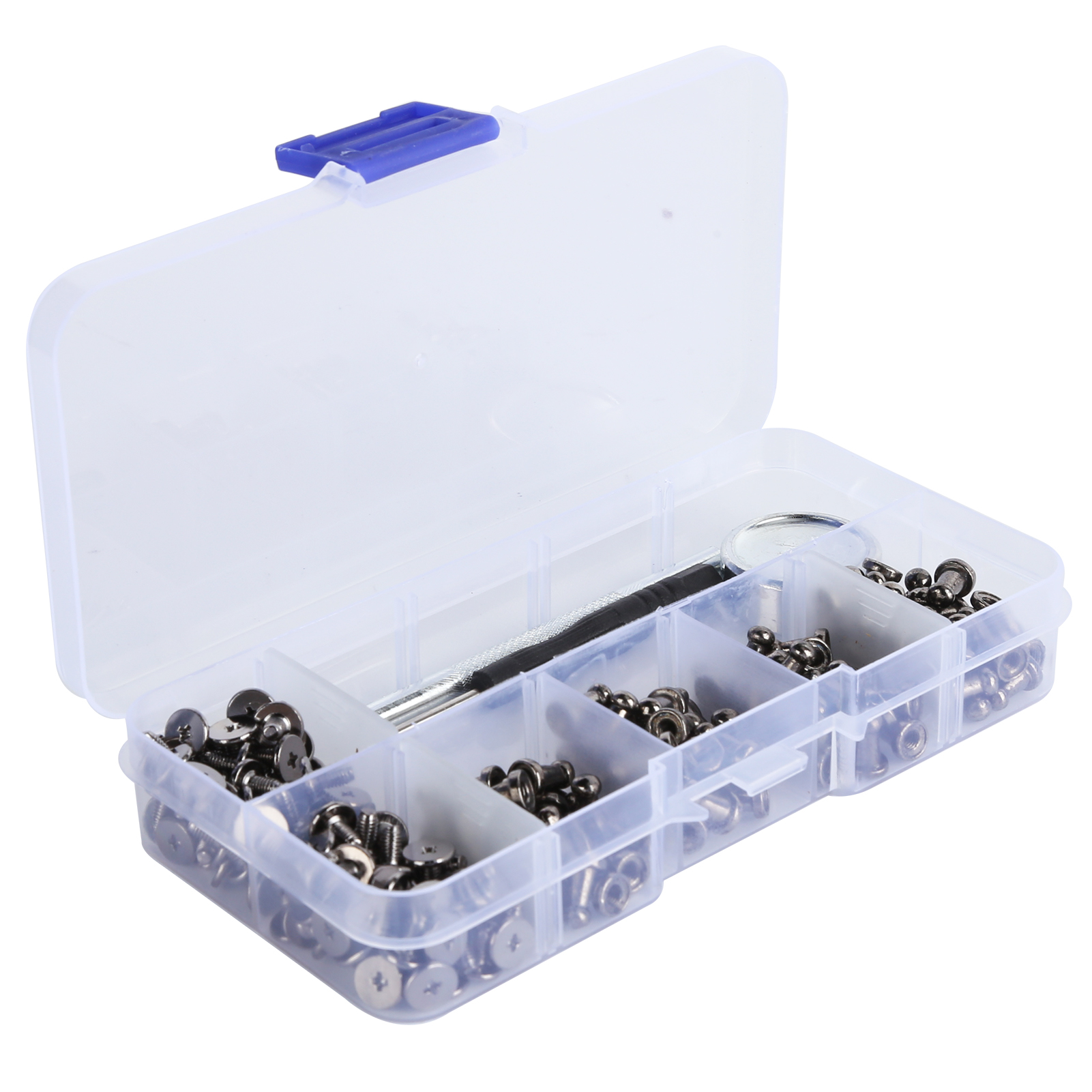 Mönchskopfnieten, Aluminiummaterial, Lederwaren, Kostümherstellung, Stanzgeräte, Schraubensatz