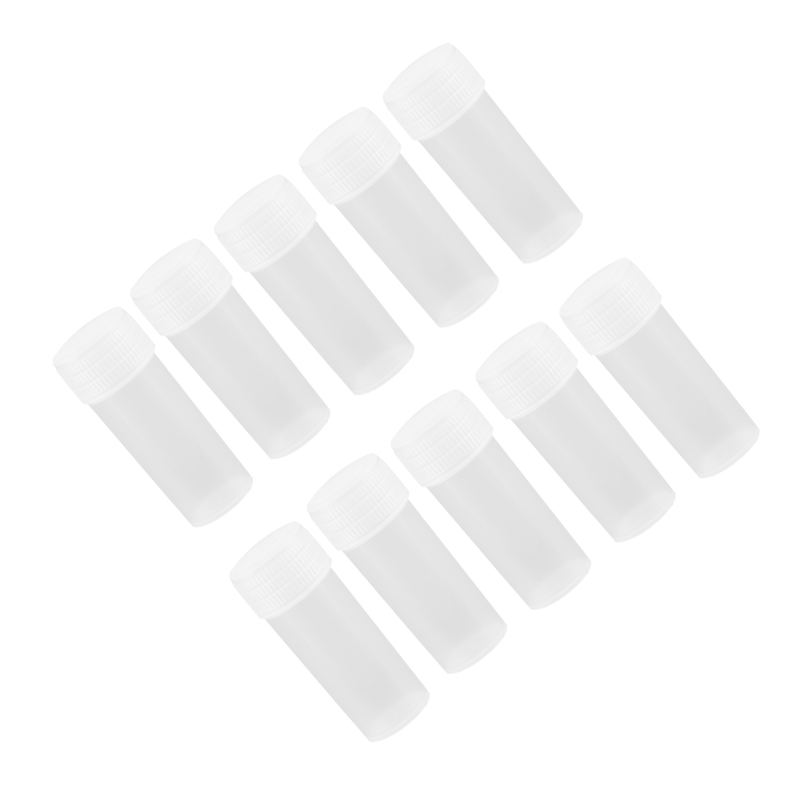 Packung Mit 50 X 5 Ml Kunststoff-probenfläschchen, Kleiner Aufbewahrungsbehälter