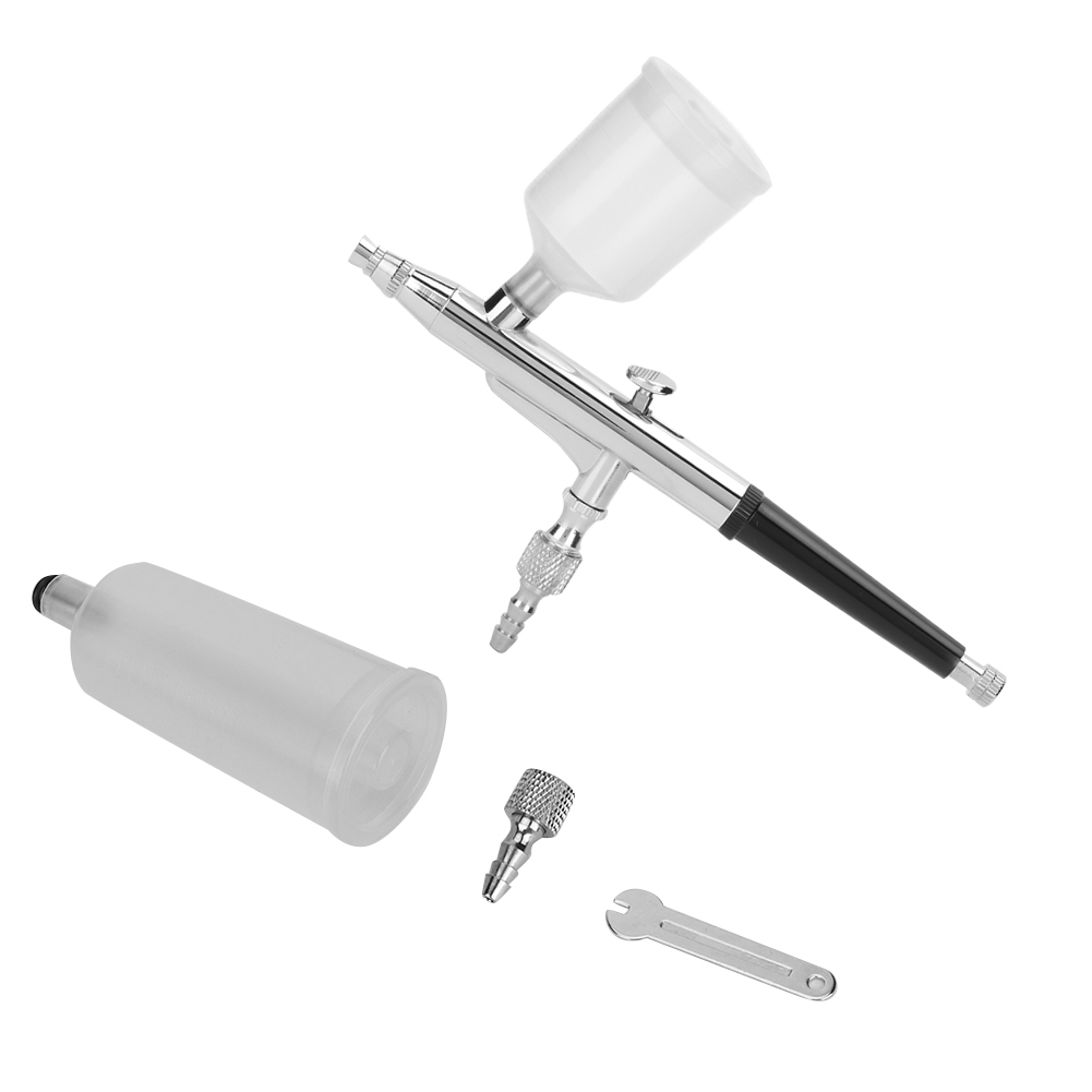 Doppelwirkendes, Schwerkraftbetriebenes 0,3-mm-airbrush-set Für Tortendekoration Und Künstlerische Malerei