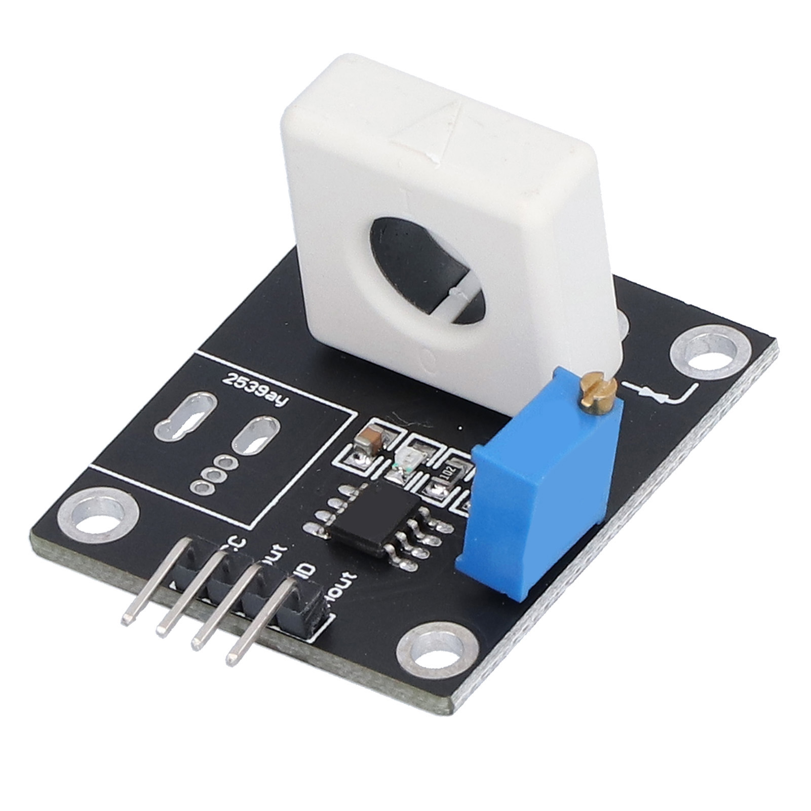 Dc100a Stromsensormodul, Überstromerkennungsplatine Mit Kontrollleuchte Dc5v Wcs1600