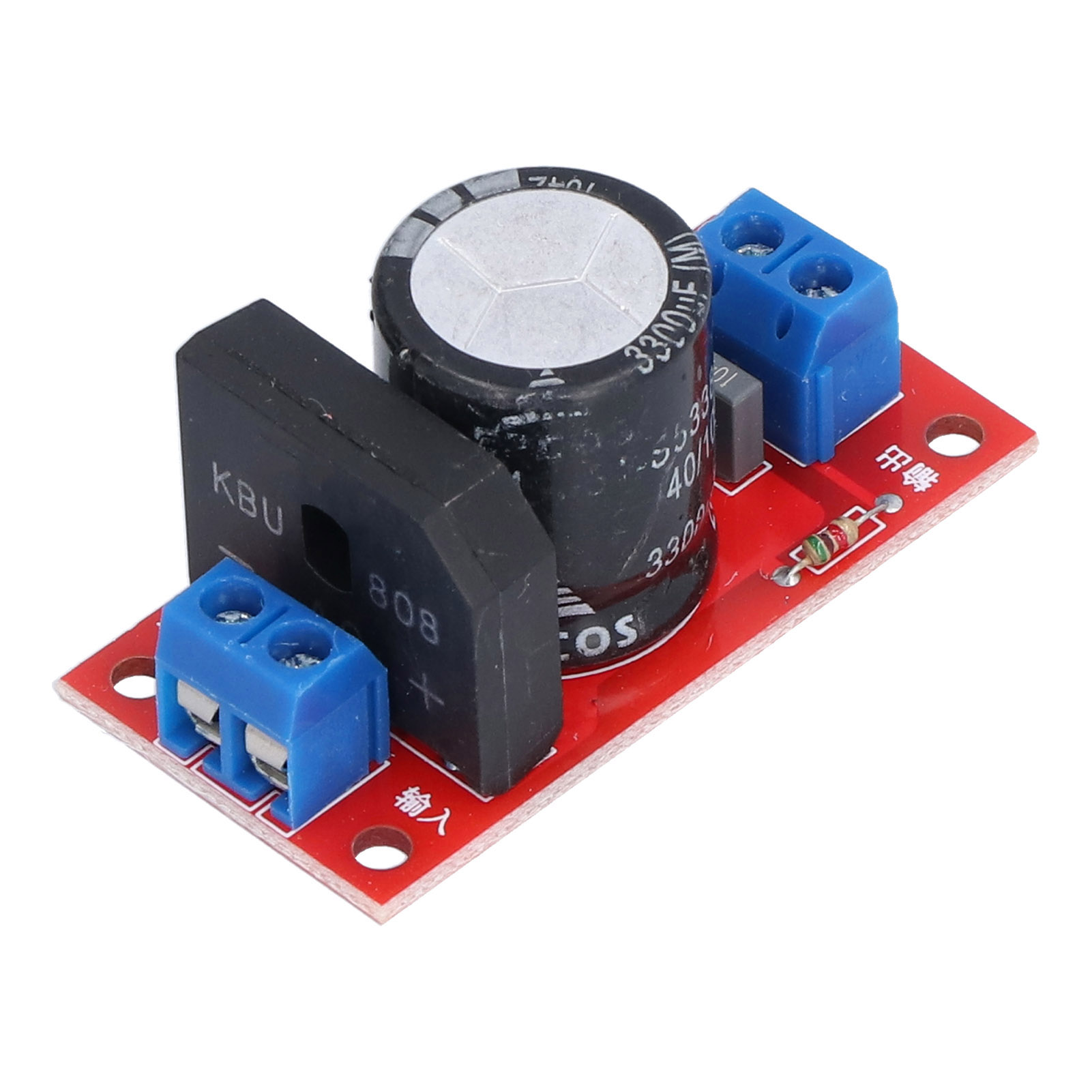 8a Ac/dc-gleichrichter-filter-netzteilplatine Mit Roter Led-anzeige