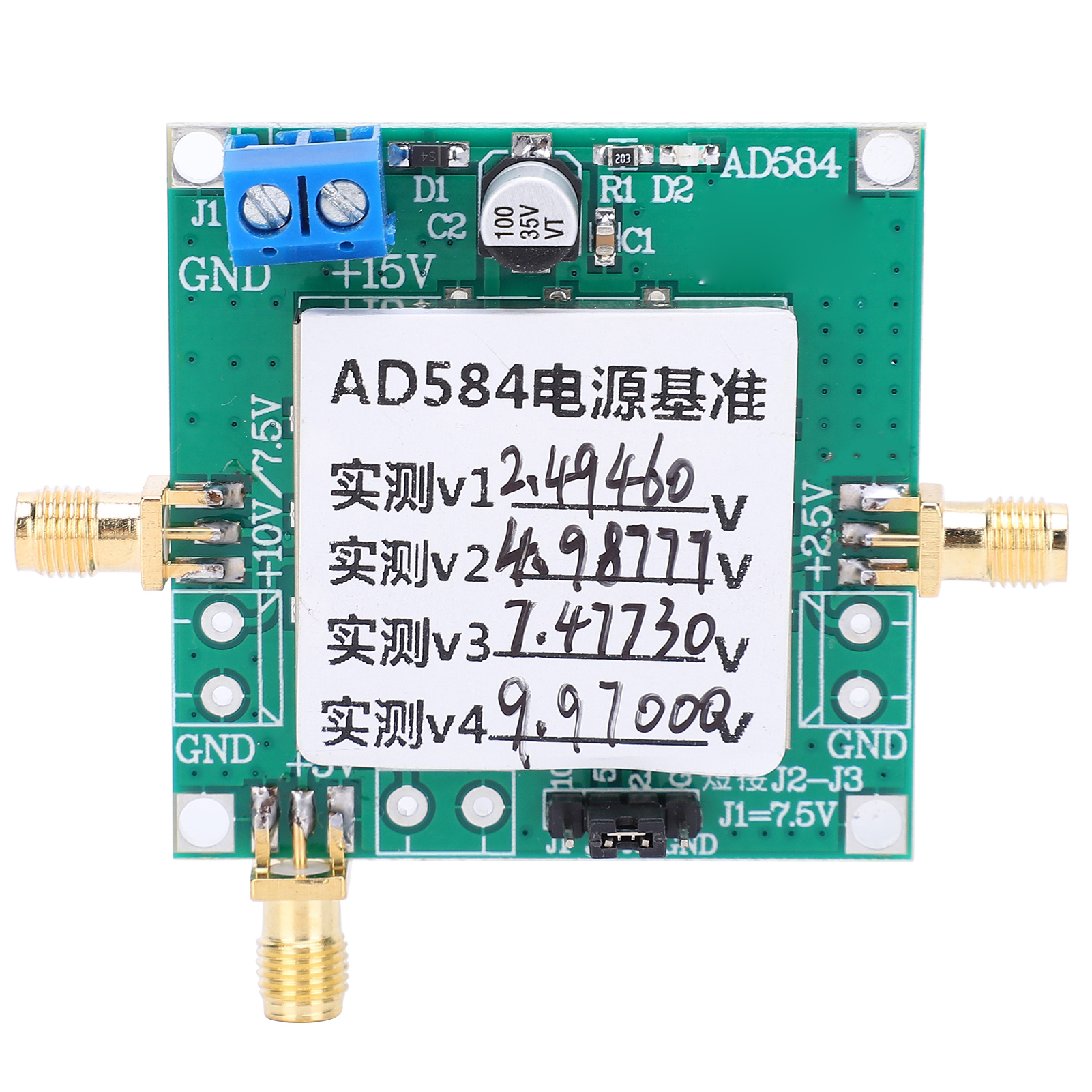 2,5v/5v/7,5v/10v Spannungsreferenzmodul, Hochpräzise Elektronische Komponente Ad584