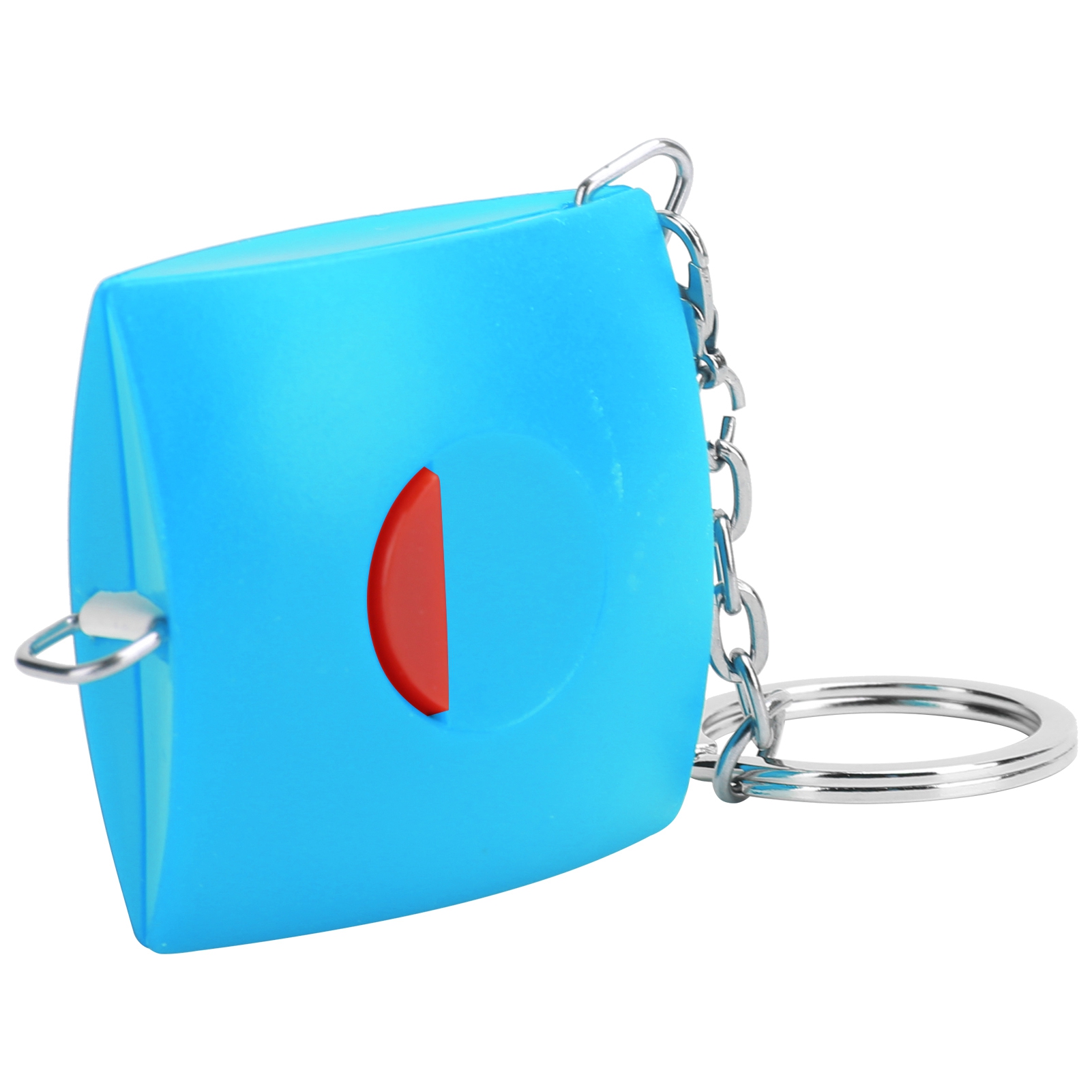 Mini-maßband Aus Blauem Pvc Mit Automatischer Einrollung, Ideal Zum Nähen, Basteln Und Zeichnen.