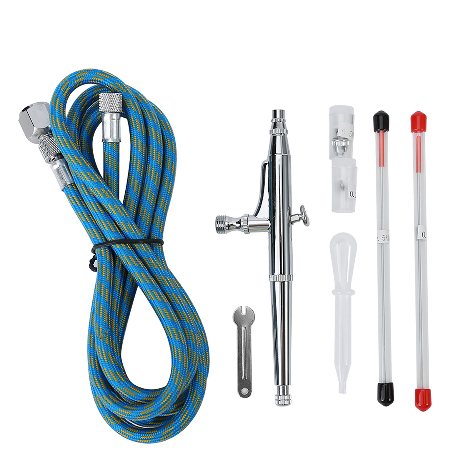 Doppelwirkendes Airbrush-set, Farbspritzpistole Mit 0,2 Mm/0,3 Mm/0,5 Mm Nadel