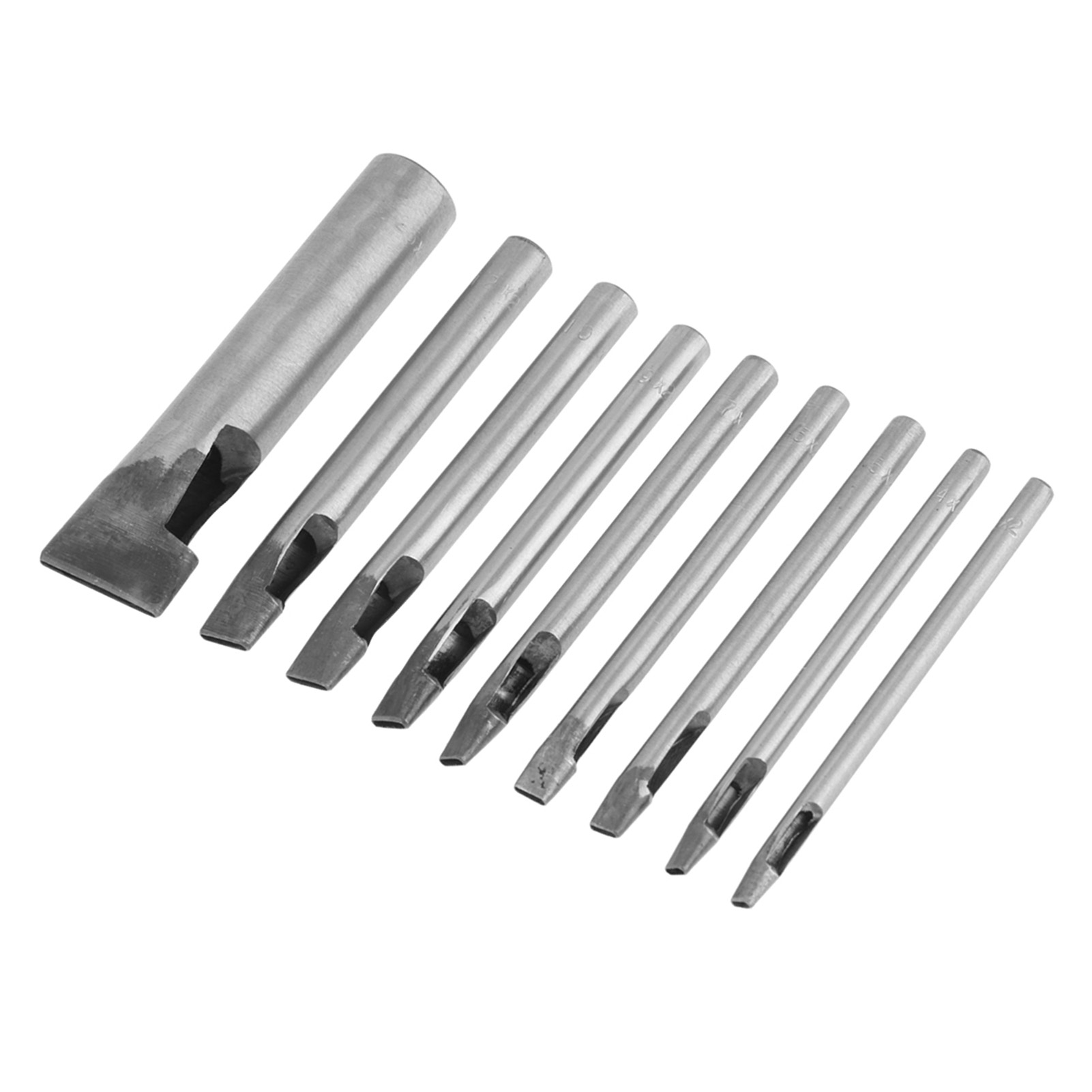 Set Mit 9 Ovalen 2-mm-lederlochern, Heimwerkerwerkzeug