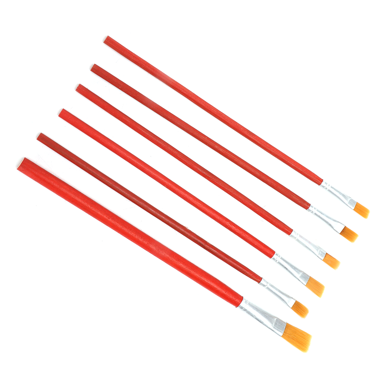 Set Mit 6 Multifunktionalen, Haarfreien Pinseln Für Aquarellmalerei, Ideal Für Maler Und Studenten.