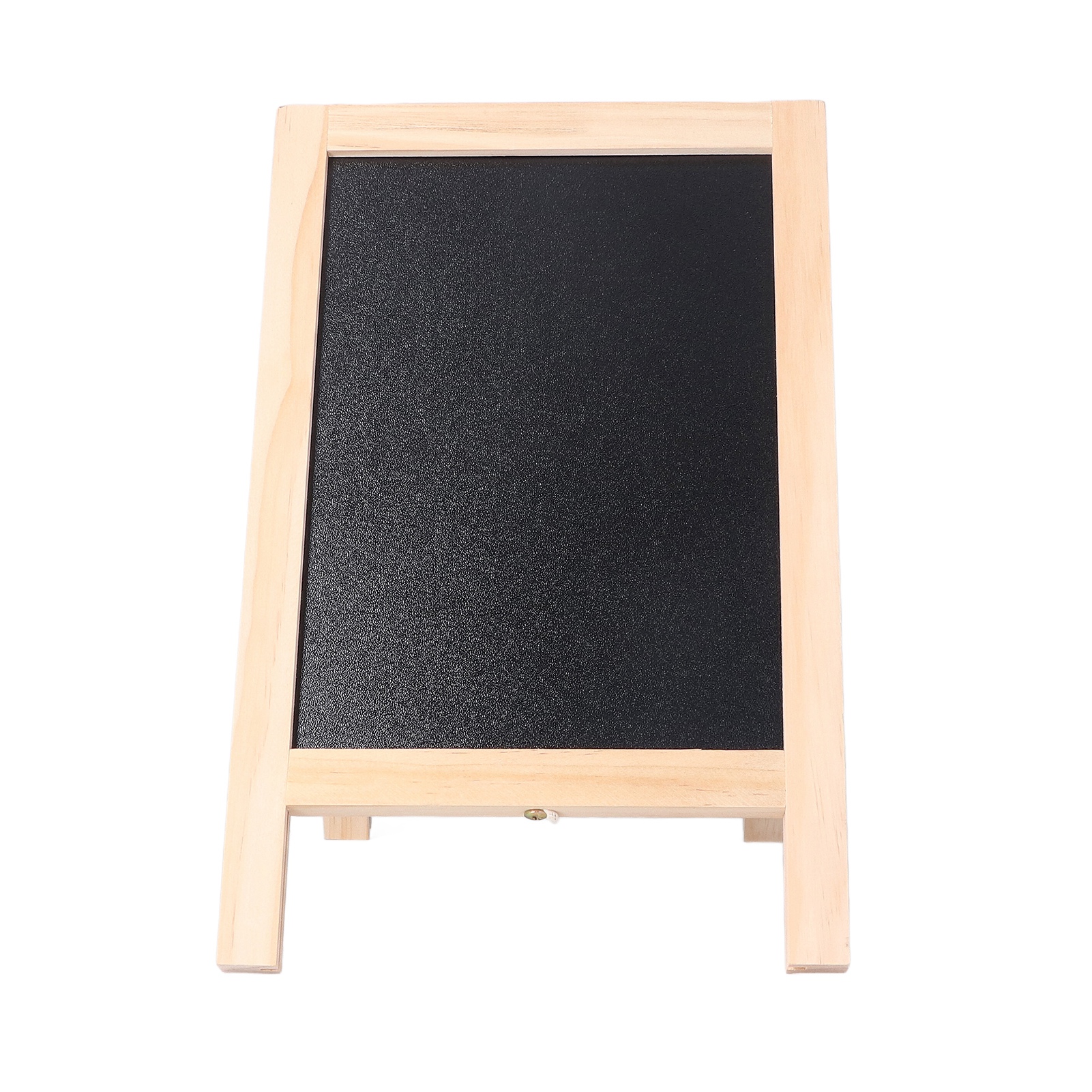 Doppelseitige Staffelei Mit Tafel, Poliertem Holzgestell, Klappständer Und Kreide.