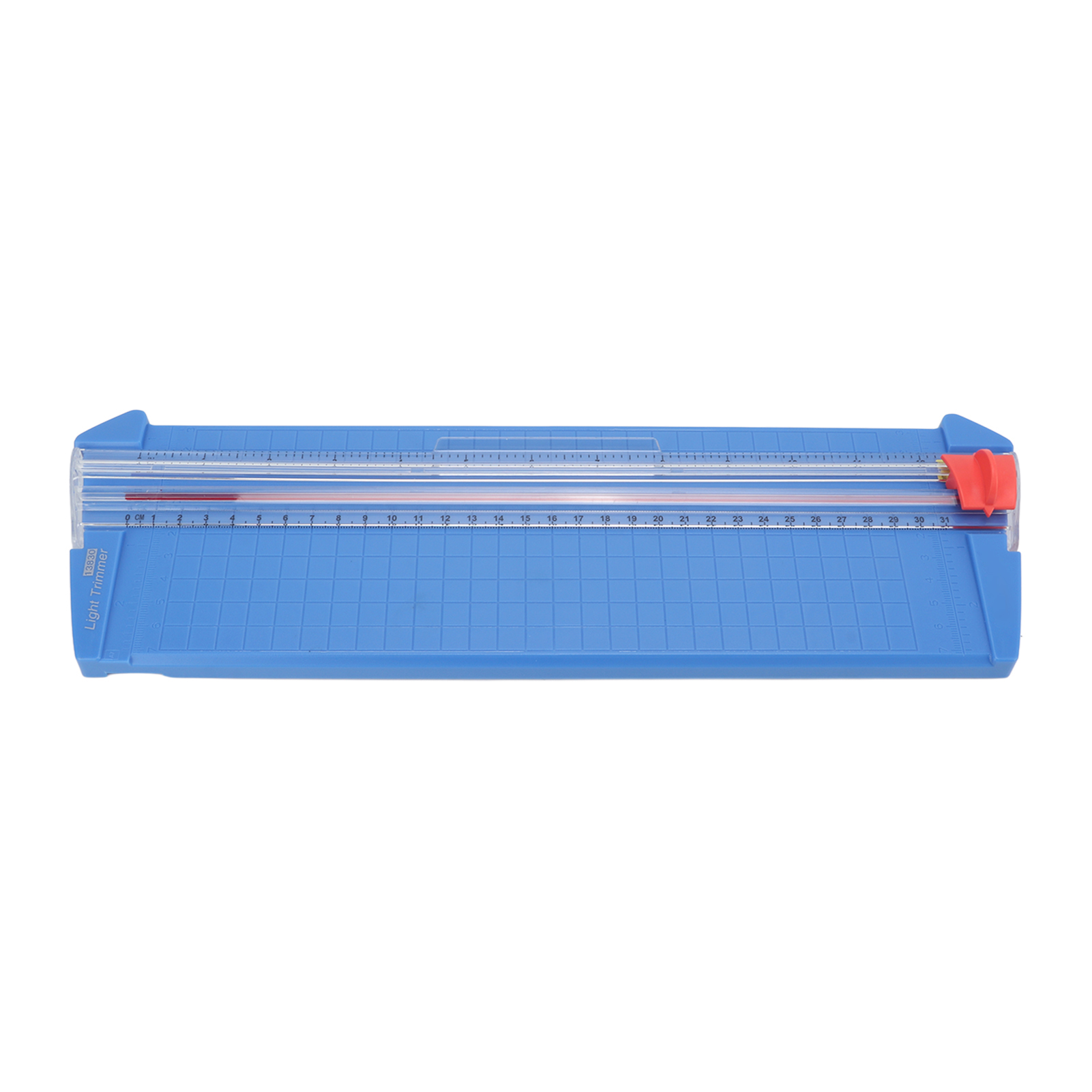 Kleiner, Präziser Papierschneider, Metrisches/imperiales System, Leicht, Langlebig Und Einfach Zu Bedienen, Für A3-papier, Azurblau.