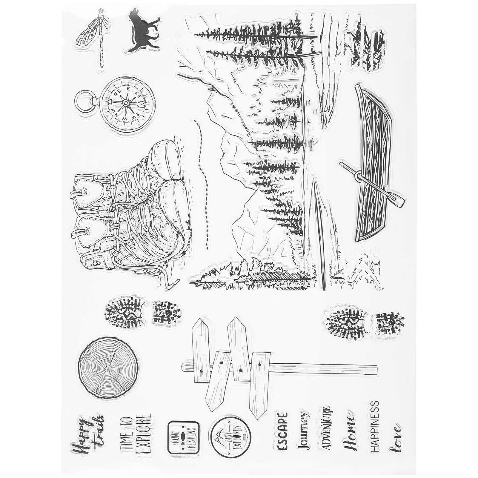 Transparente Tpr-stempel Zur Herstellung Von Diy-scrapbooking- Und Dekorationsartikeln