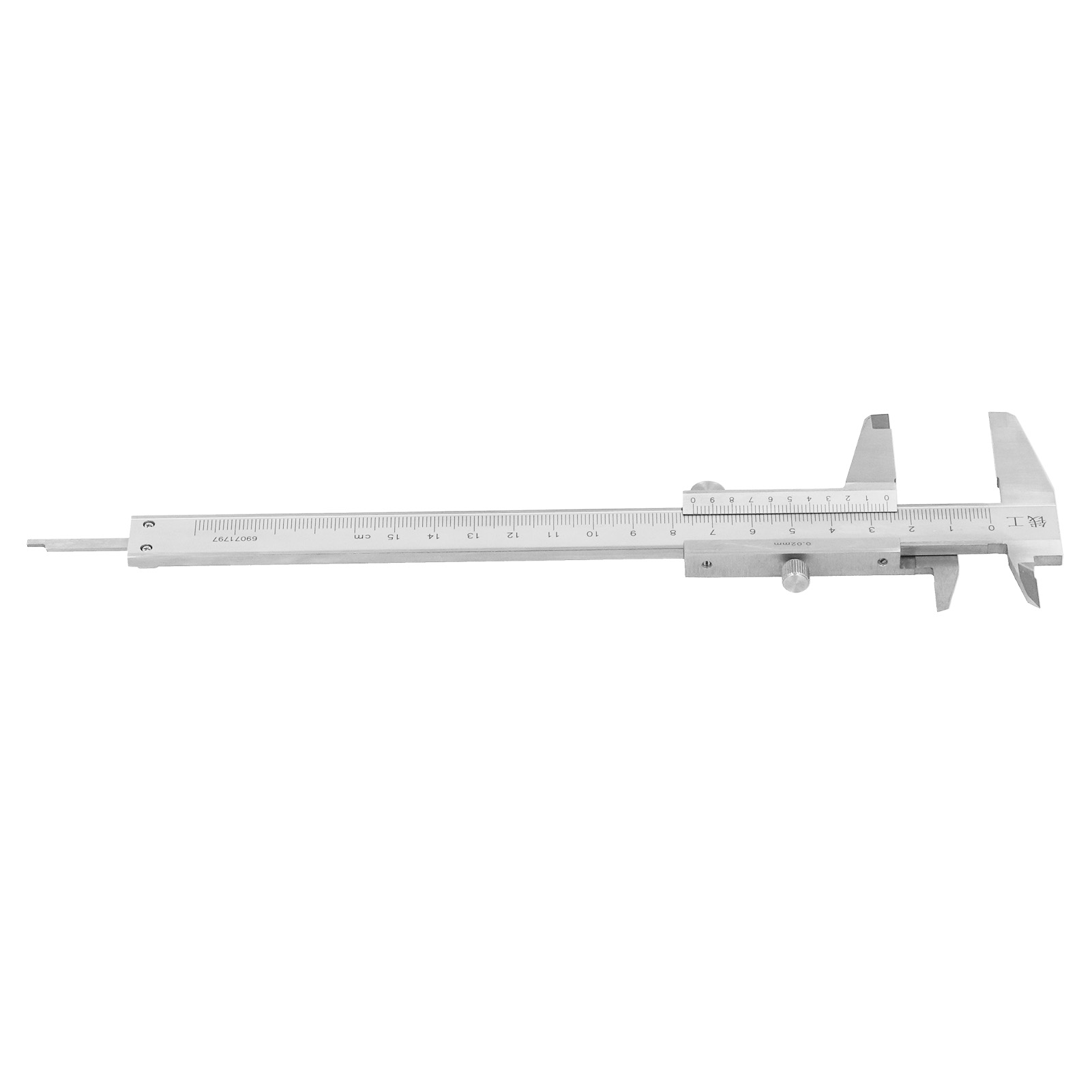 Messschieber Aus Edelstahl, 4-fach, Industriequalität, Genauigkeit 0,02 Mm, Messbereich 0–150 Mm