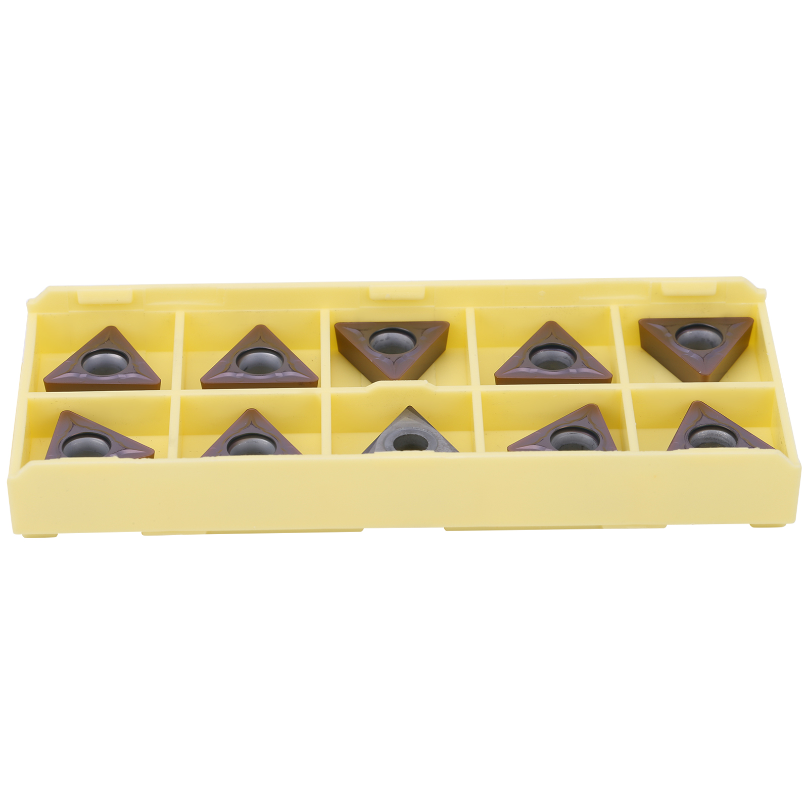 Packung Mit 10 Tcmt16t308 Lf6018 Hartmetall-dreheinsätzen Für Cnc-bearbeitung – Industriebedarf