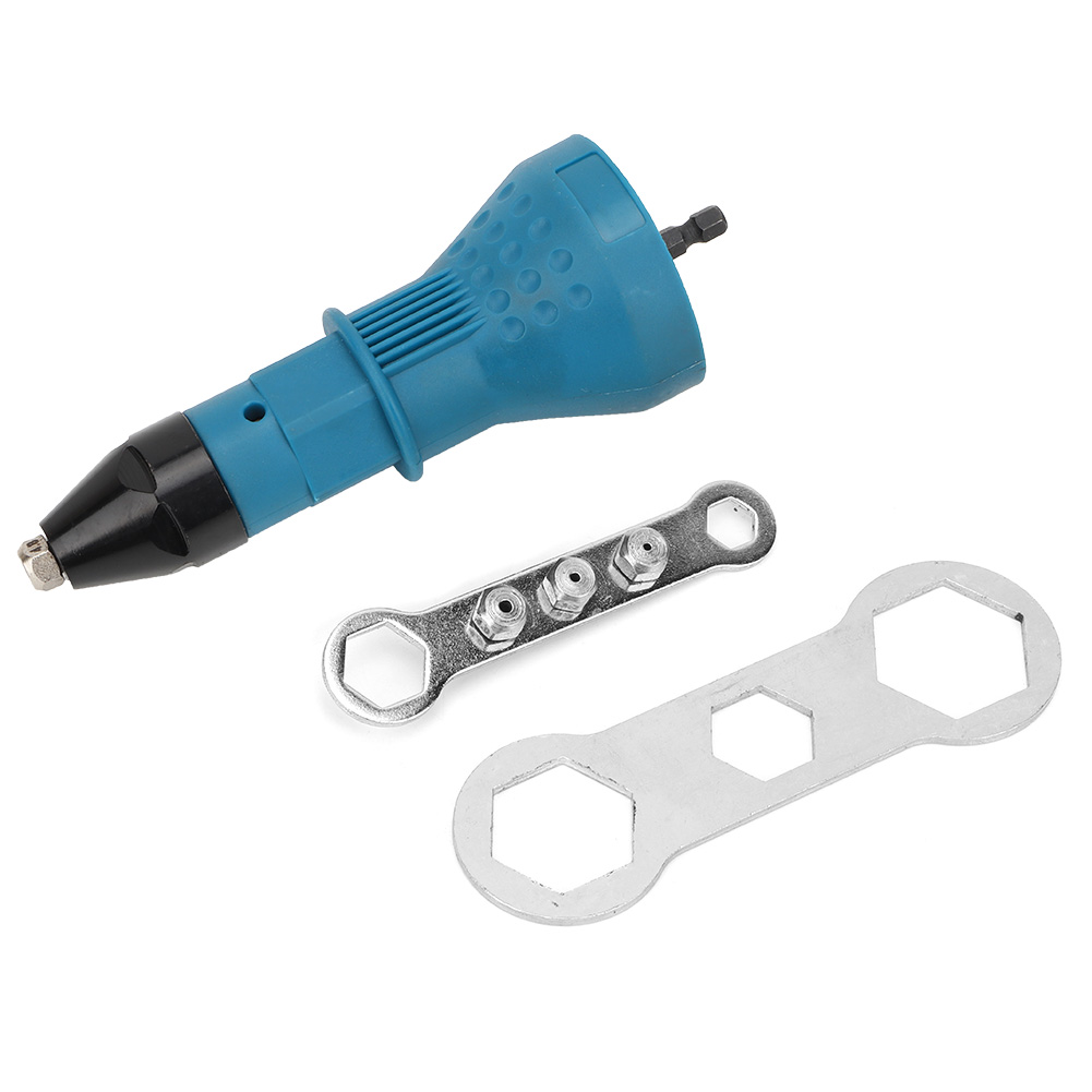Adapter Für Nietbohrer, Akku-nietpistole, Elektrisches Schreinerwerkzeug (blau)