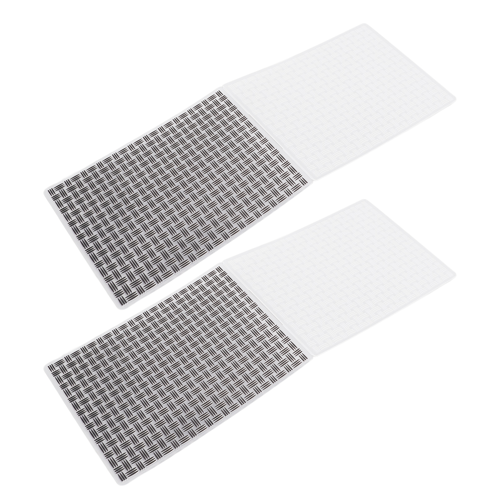 Set Aus 2 Hochwertigen Prägetaschen Aus Kunststoff, Vielseitig Und Einfach Zu Verwenden, Für Karten Und Umschläge.