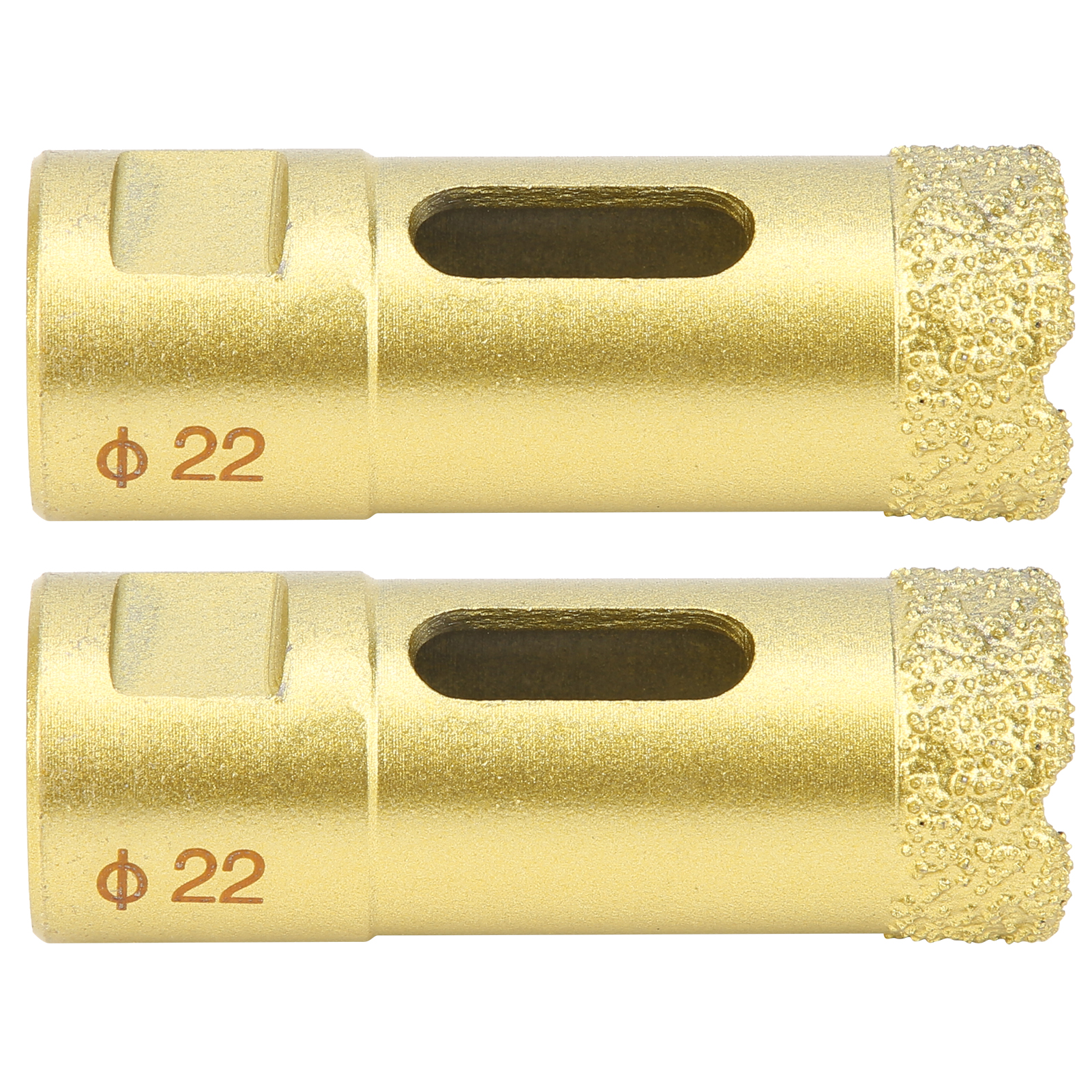 Set Mit 2 Diamantbohrern Zum Hartlöten Und Bohren Von Marmor Und Beton M14 22 Mm