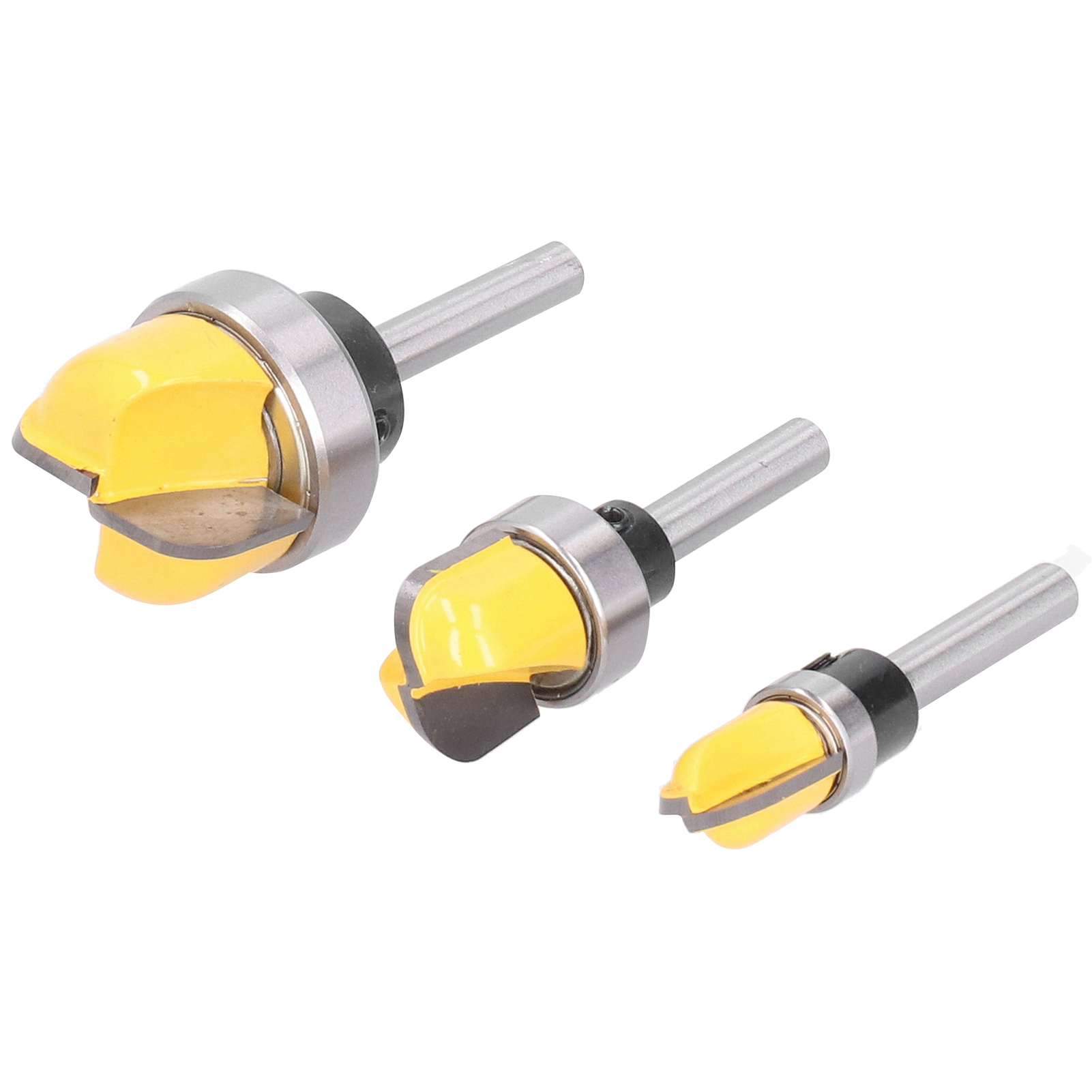 Set Mit 3 Robusten Holzfräsern Mit 6-mm-schäften