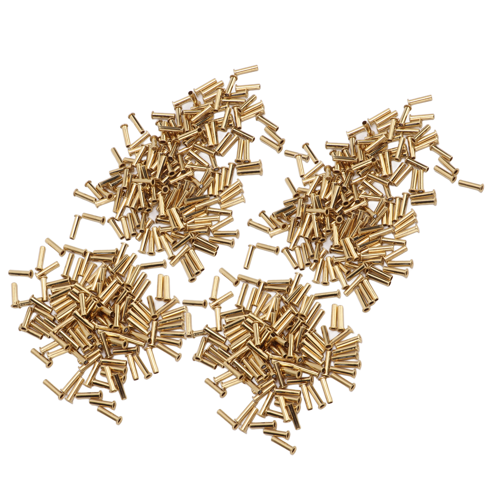 500 Dekorative Hohlnieten Aus Messing, Durchgangsloch, Ausgezeichnete Korrosionsbeständigkeit, Kupferösen, 2,5 X 11 X 3,8 Mm