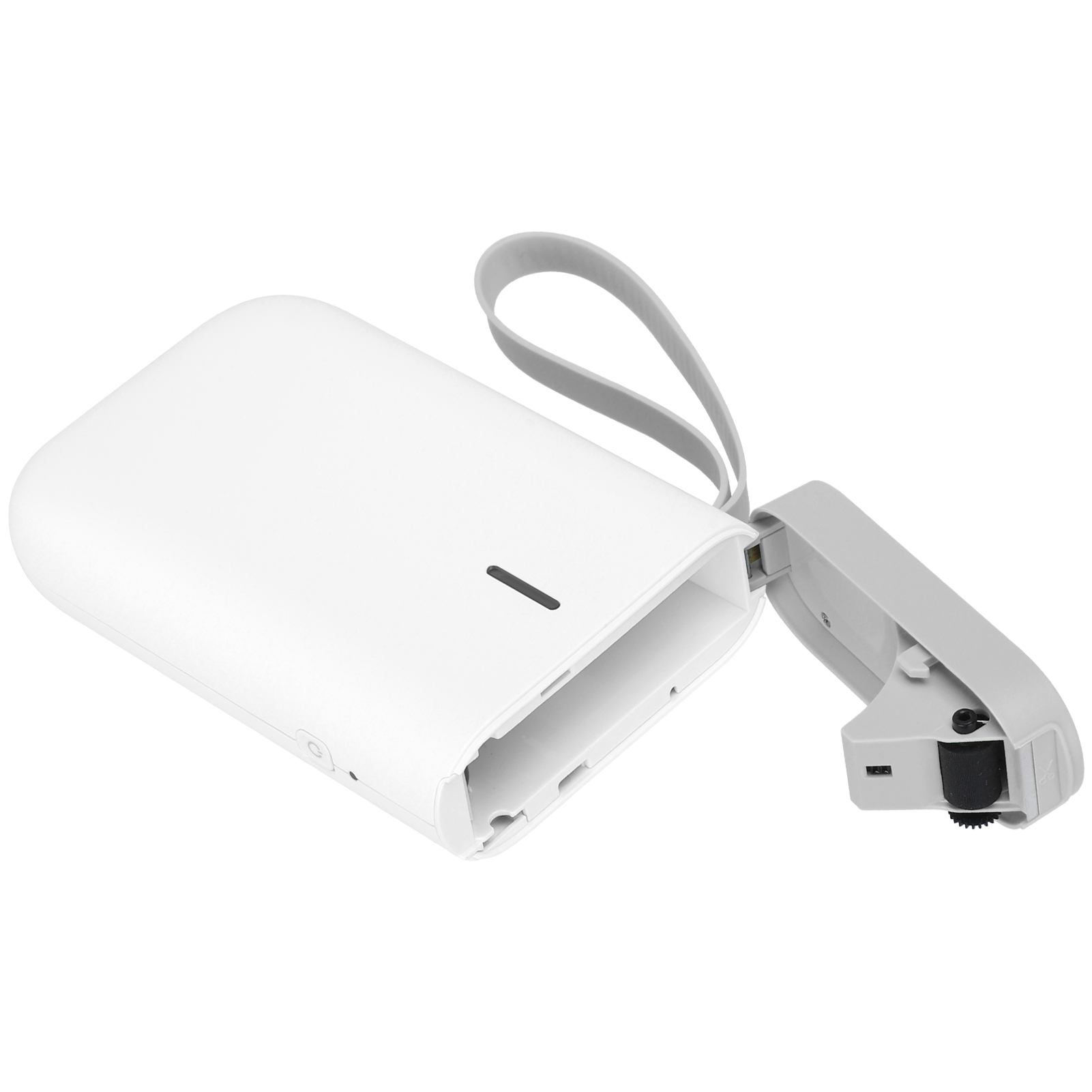 Kleiner, Weißer, Tragbarer Bluetooth-thermoetikettendrucker