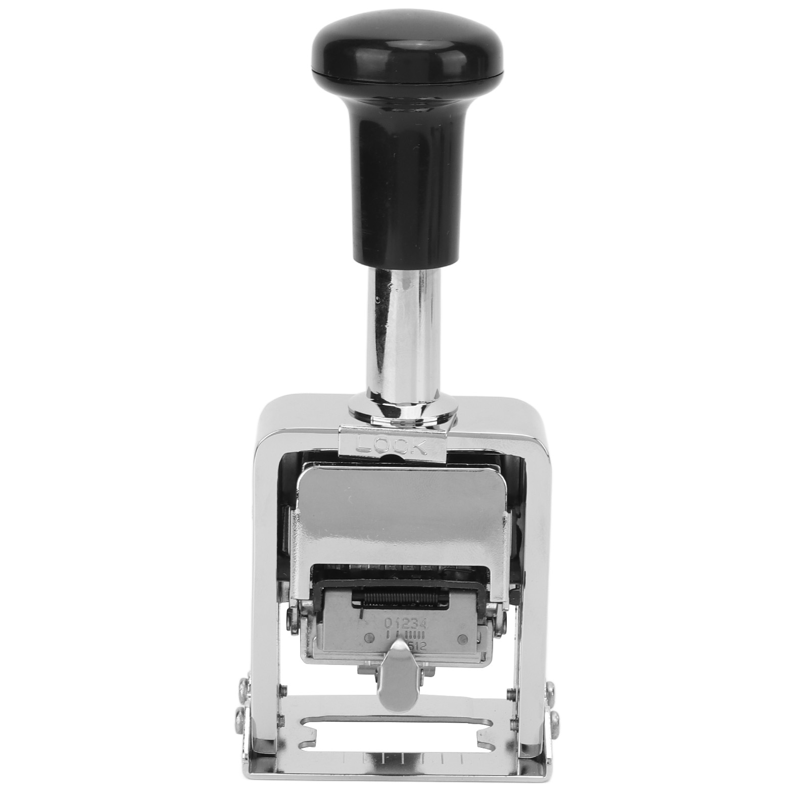 Automatischer 5-stelliger Digitalstempel, Gehäuse Aus Zinklegierung, Automatische Ziffernbefüllung, Für Bank- Und Buchhaltungsanwendungen.