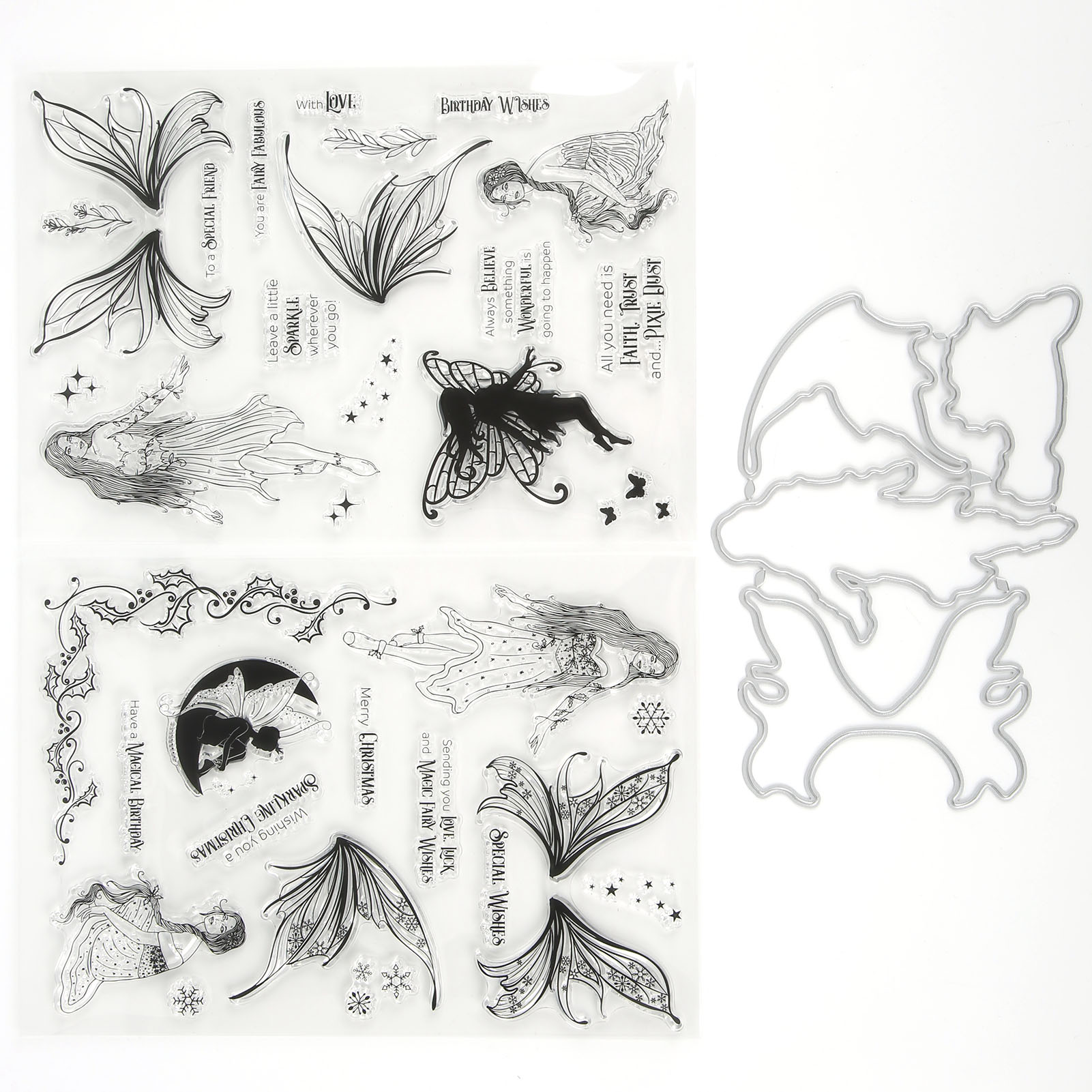 Transparente Stempel Für Scrapbooking Und Handgefertigte Bücher – Set Aus Transparenten Und Dekorativen Gummistempeln