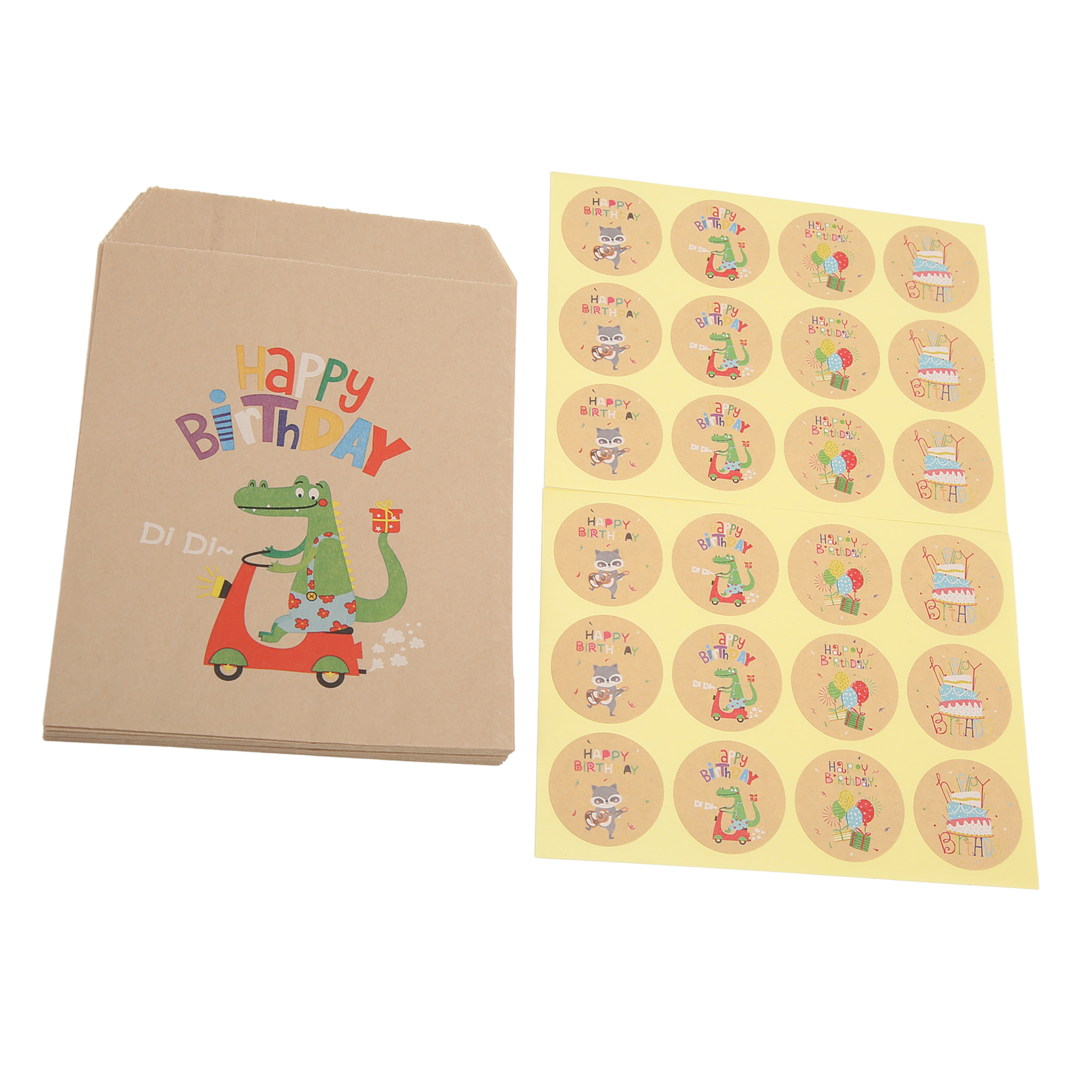 72 Geschenktüten Aus Papier Mit Dinosaurier-motiven Im Cartoon-stil, Ideal Zum Verpacken Von Geschenken Oder Zum Dekorieren Eines Geburtstags.