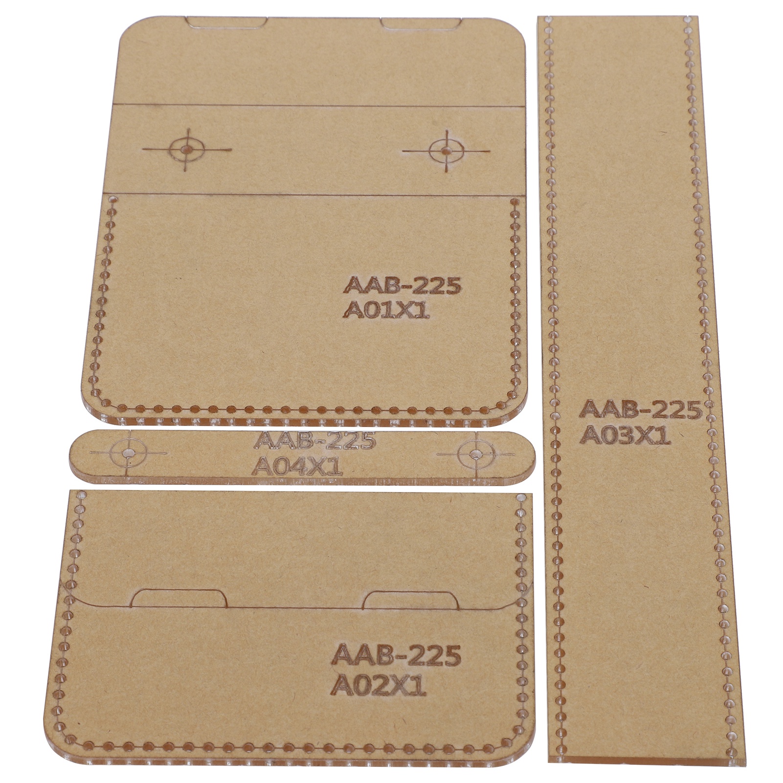 Acryl-schablonen Zur Herstellung Von Münzbörsen/ledergeldbörsen, Bastelwerkzeugen Und Accessoires