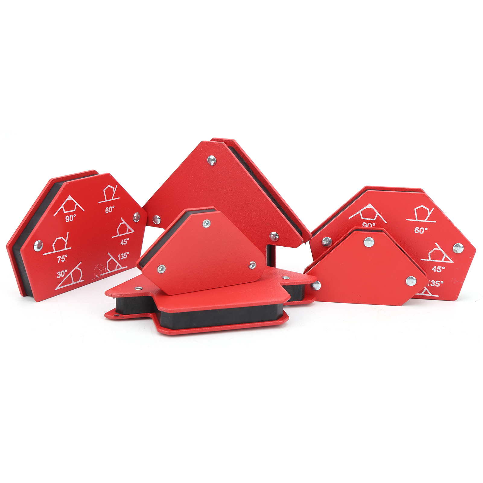Set Mit 6 Schweißpositionierern, Leistungsstarker 11 Kg Magnet, Magnetische Mehrwinkel-schweißwerkzeuge Für Schweißer