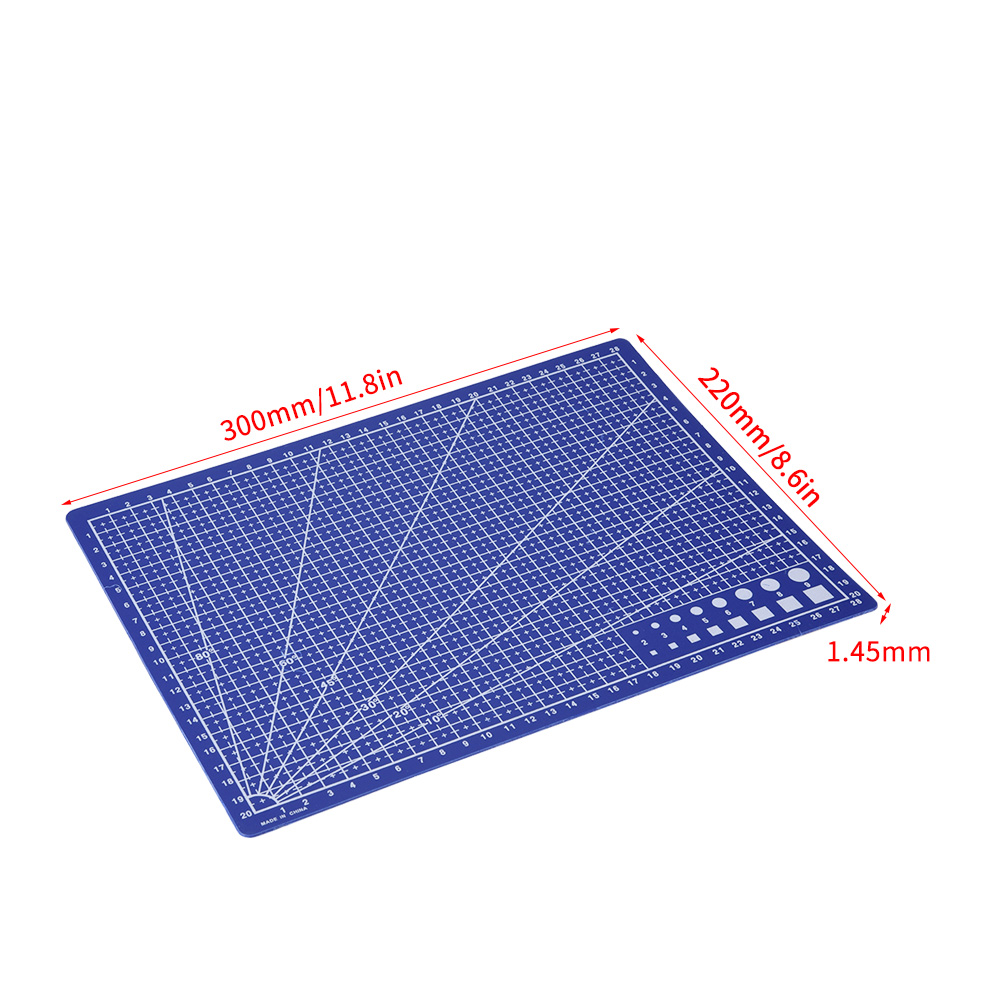 A4-schneidematte Mit Raster Für Patchwork, Bastelwerkzeuge, Bürobedarf