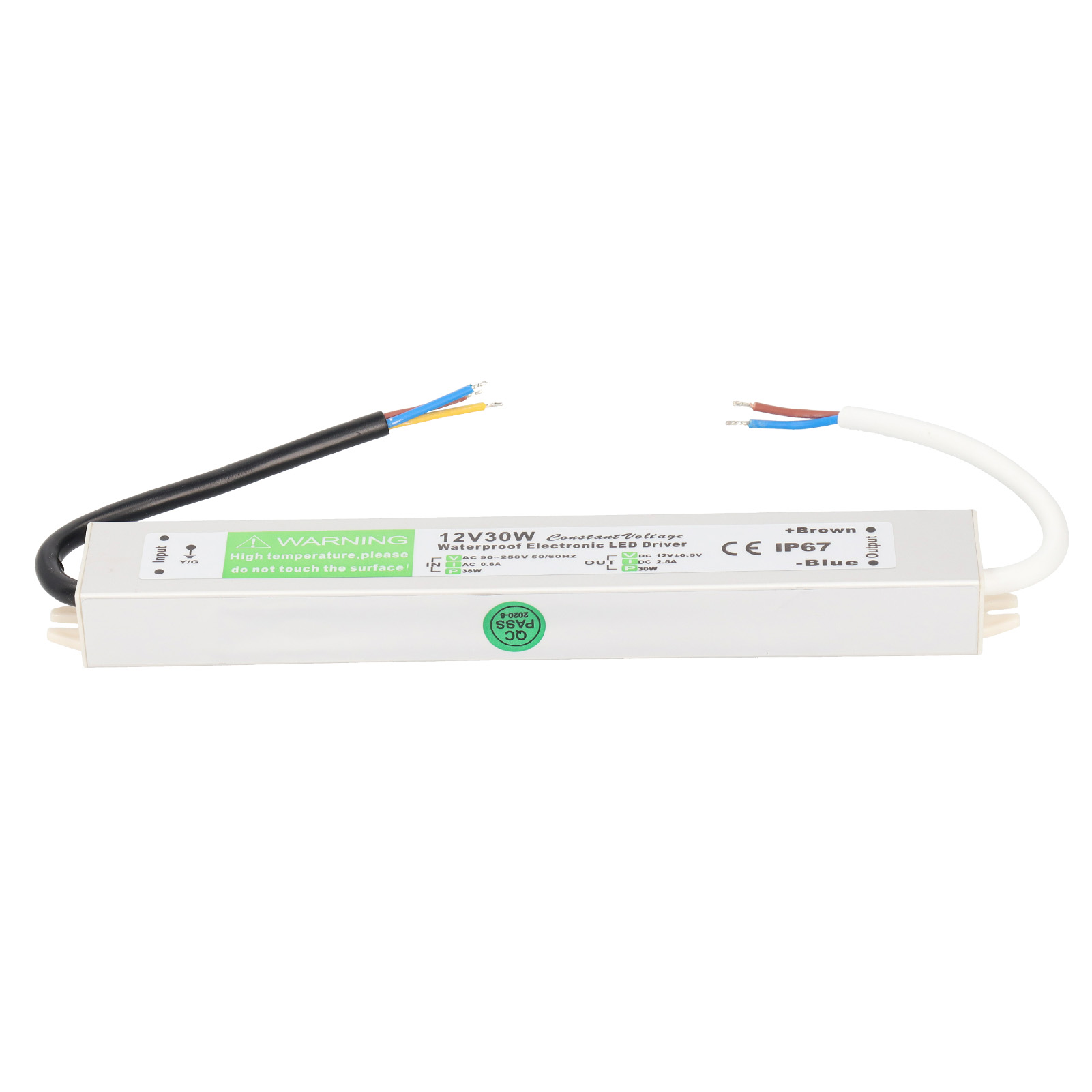 30-w-wechselstrom-netzteil (90–250 V), Wasserdicht, Schlankes Led-netzteil, 12-v-gleichstrom