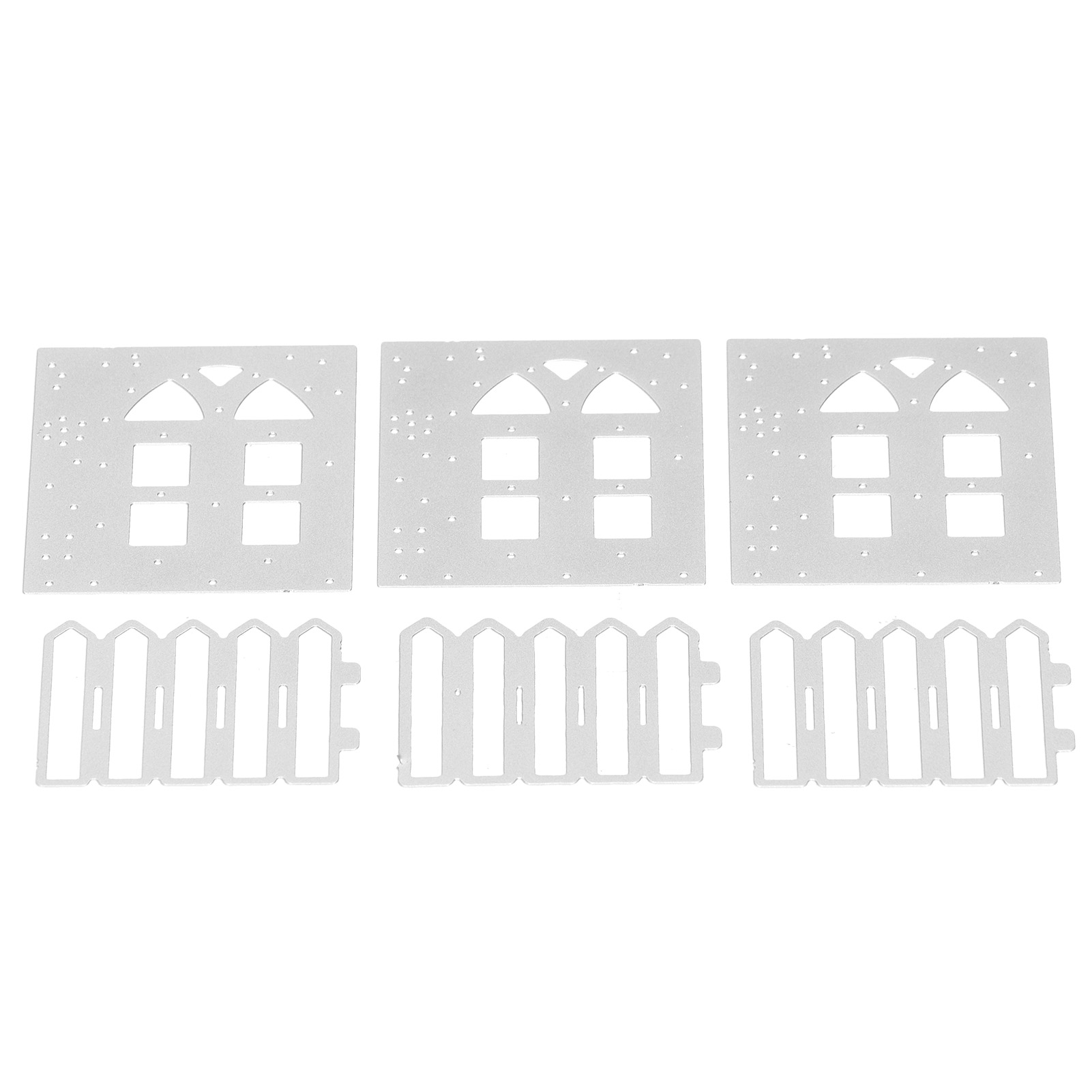 Set Mit 6 Metall-stanzschablonen Zum Dekorieren Von Scrapbooking-alben Und Skulpturen.