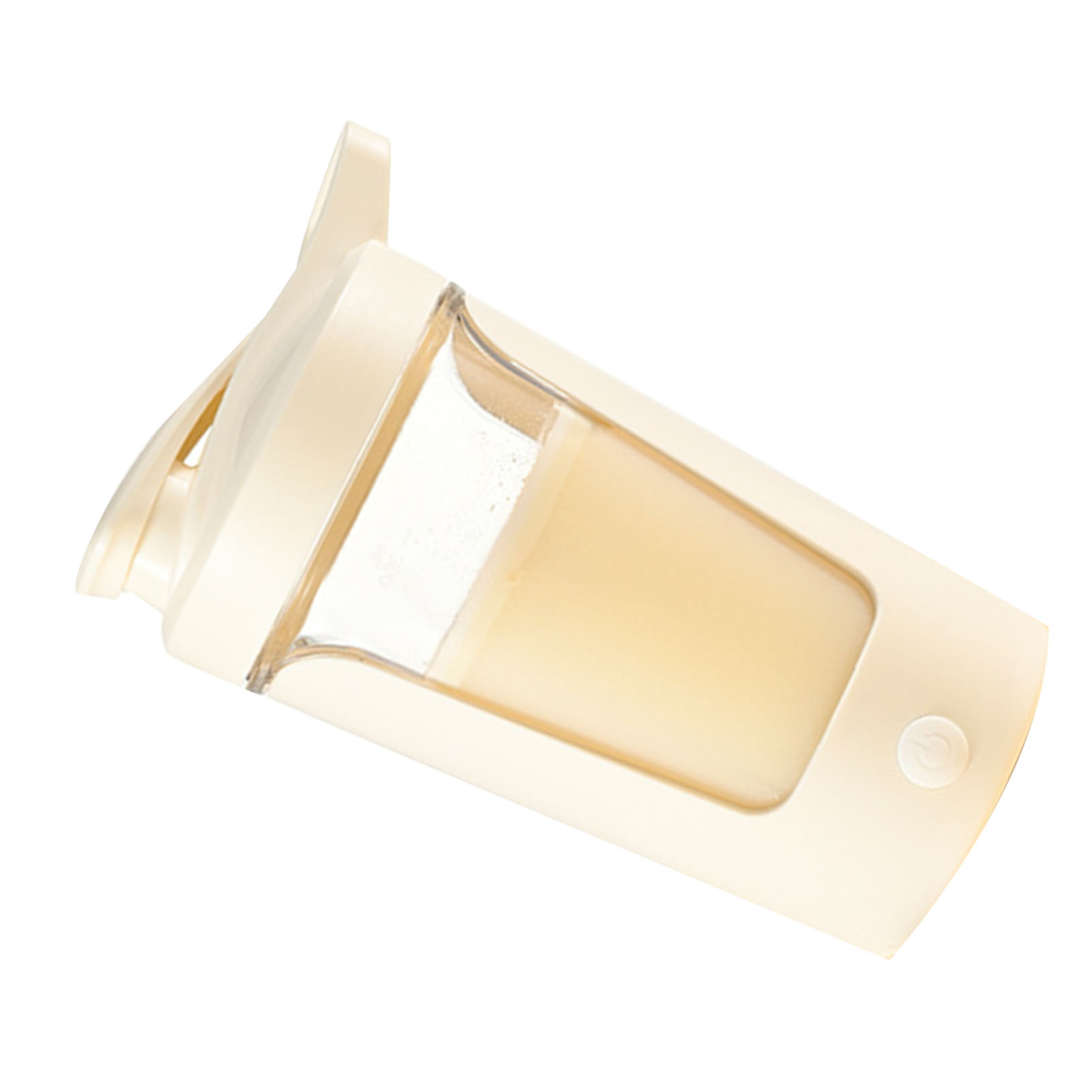 Automatischer Mixbecher (450 Ml), Hergestellt Aus Sicherem Und Stabilem Lebensmittelechtem Kunststoff, Beige, Ideal Für Zuhause, Cafés Und Büros.