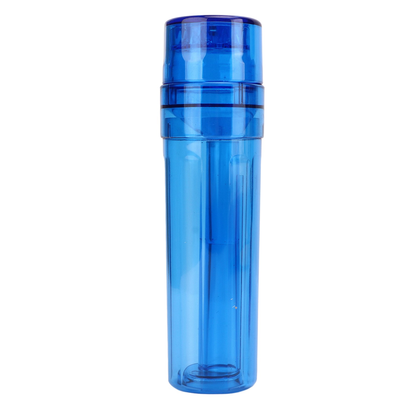 Transparenter, Tragbarer, Kleiner, Abwaschbarer Und Herausnehmbarer Kräutergrinder, Blau.