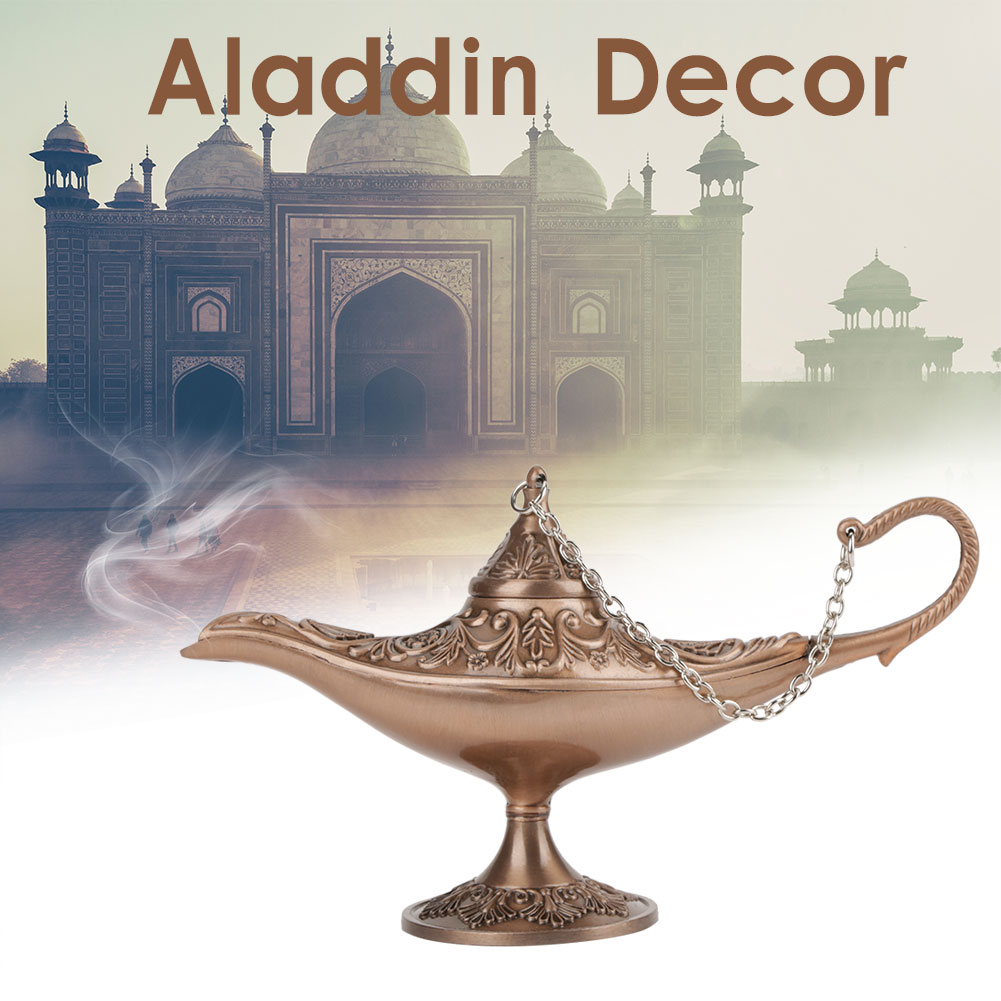 Seltene Retro-aladdin-wunschlampe Aus Kupfer, Wunschtopf