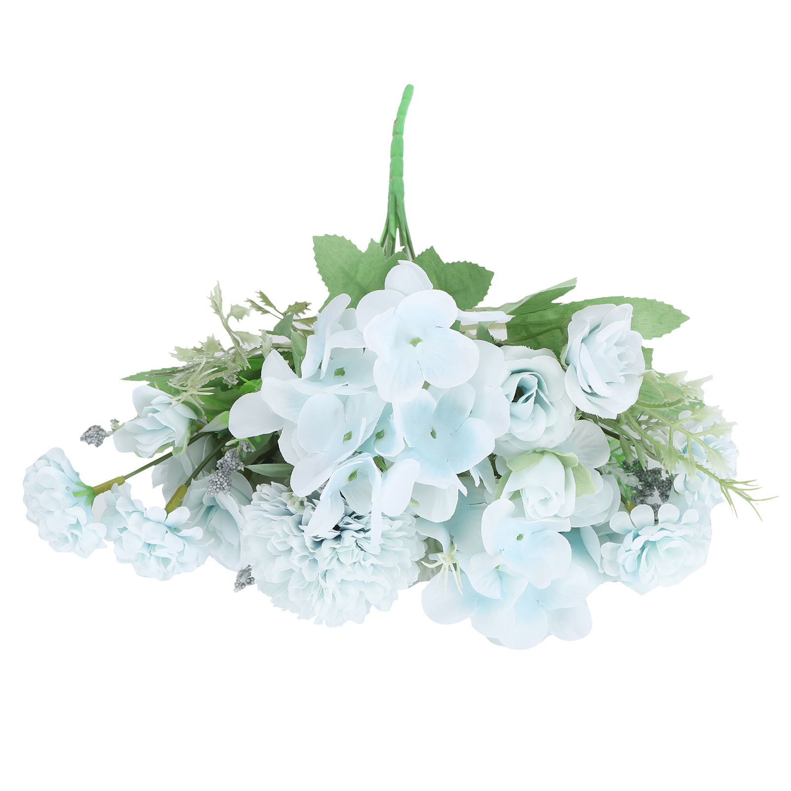 Hellblauer Künstlicher Blumenstrauß, Ideal Zur Dekoration Von Zuhause, Büro, Hotel Oder Bankett. Perfekt Als Geschenk Oder Dekorationsobjekt.