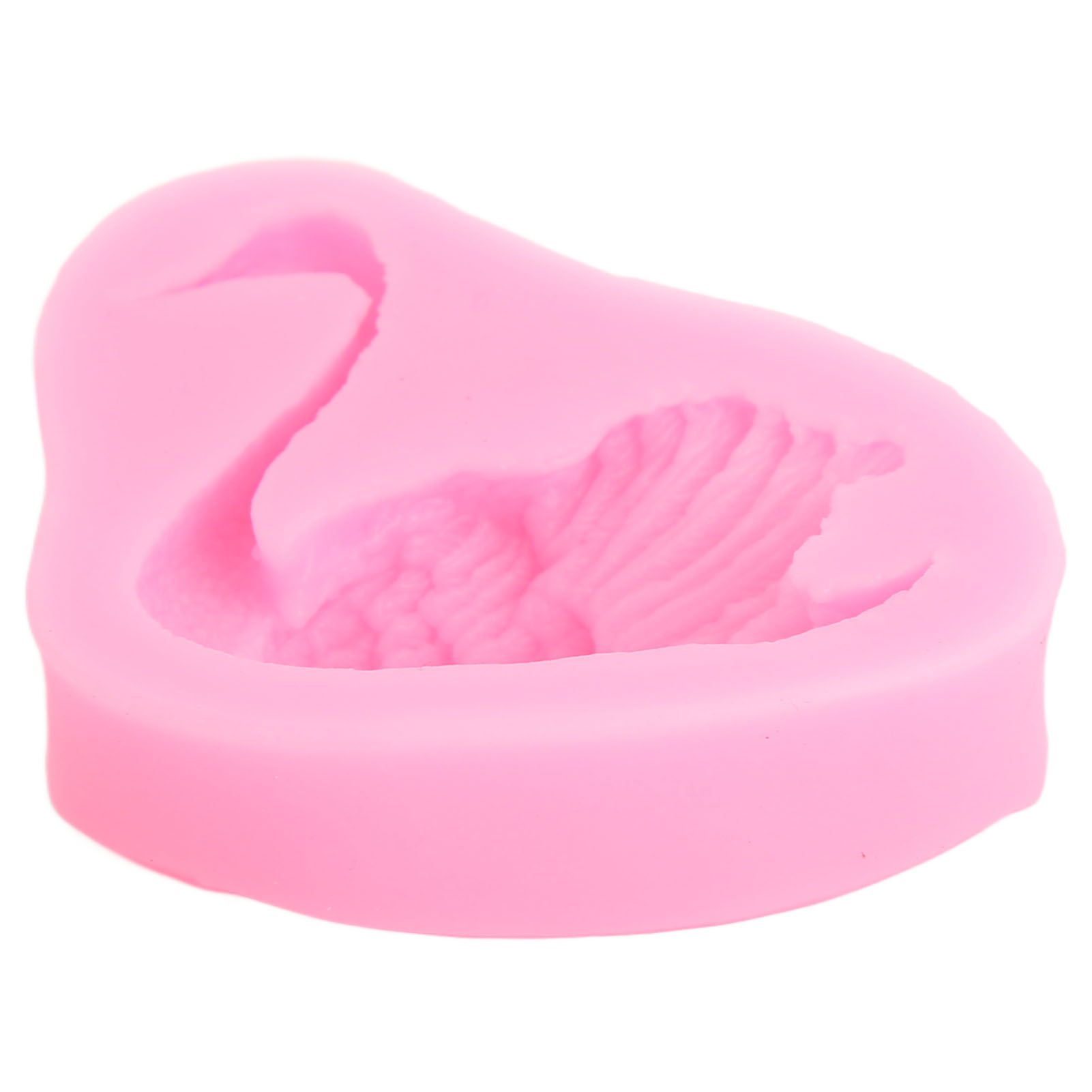 Set Mit 5 Wiederverwendbaren Und Leicht Zu Entformenden 3d-schwanen-silikonformen Zur Herstellung Von Fondant, Schokolade, Süßigkeiten Und Seifen.