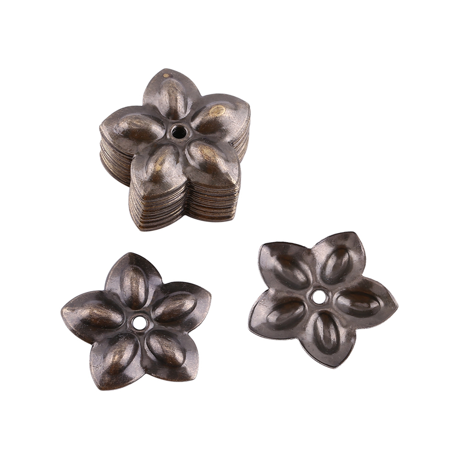 Set Aus 100 Antiken Bronzefarbenen Polsternägeln, Dekorative Etiketten Für Möbel, Sofas, Schuhe Und Türen.