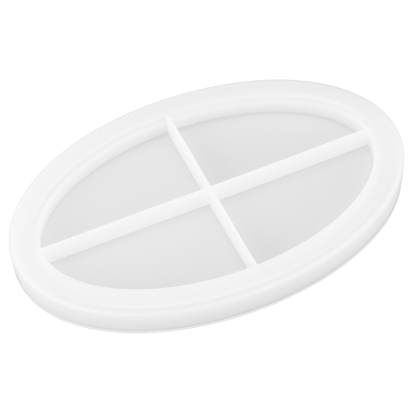 Epoxidharz-fruchtform, Silikonform Für Dekotablett, Diy-zubehör, Glatte Ovale Form