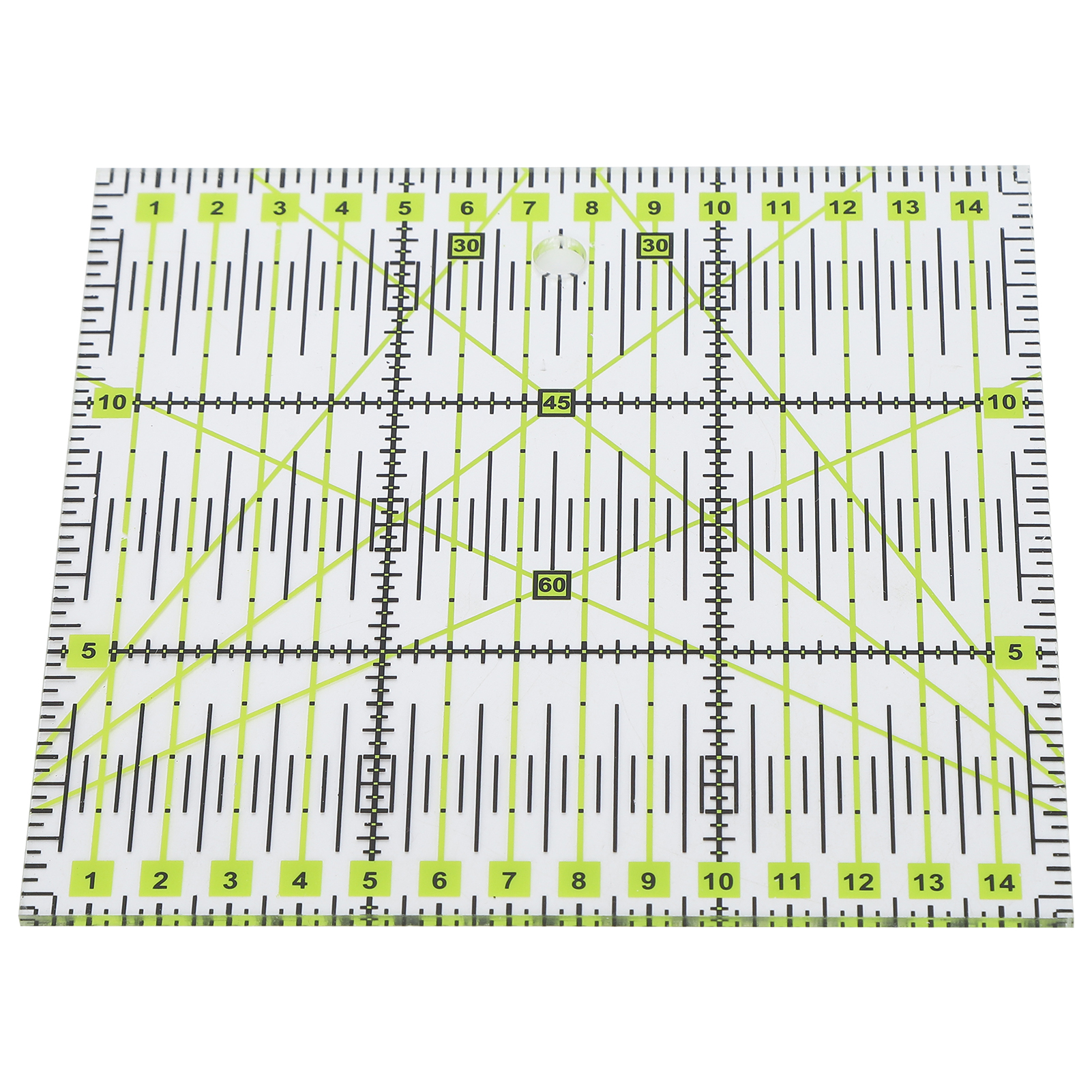 Quiltlineal Aus Acryl, Zweifarbiges Raster, Klare Markierungen