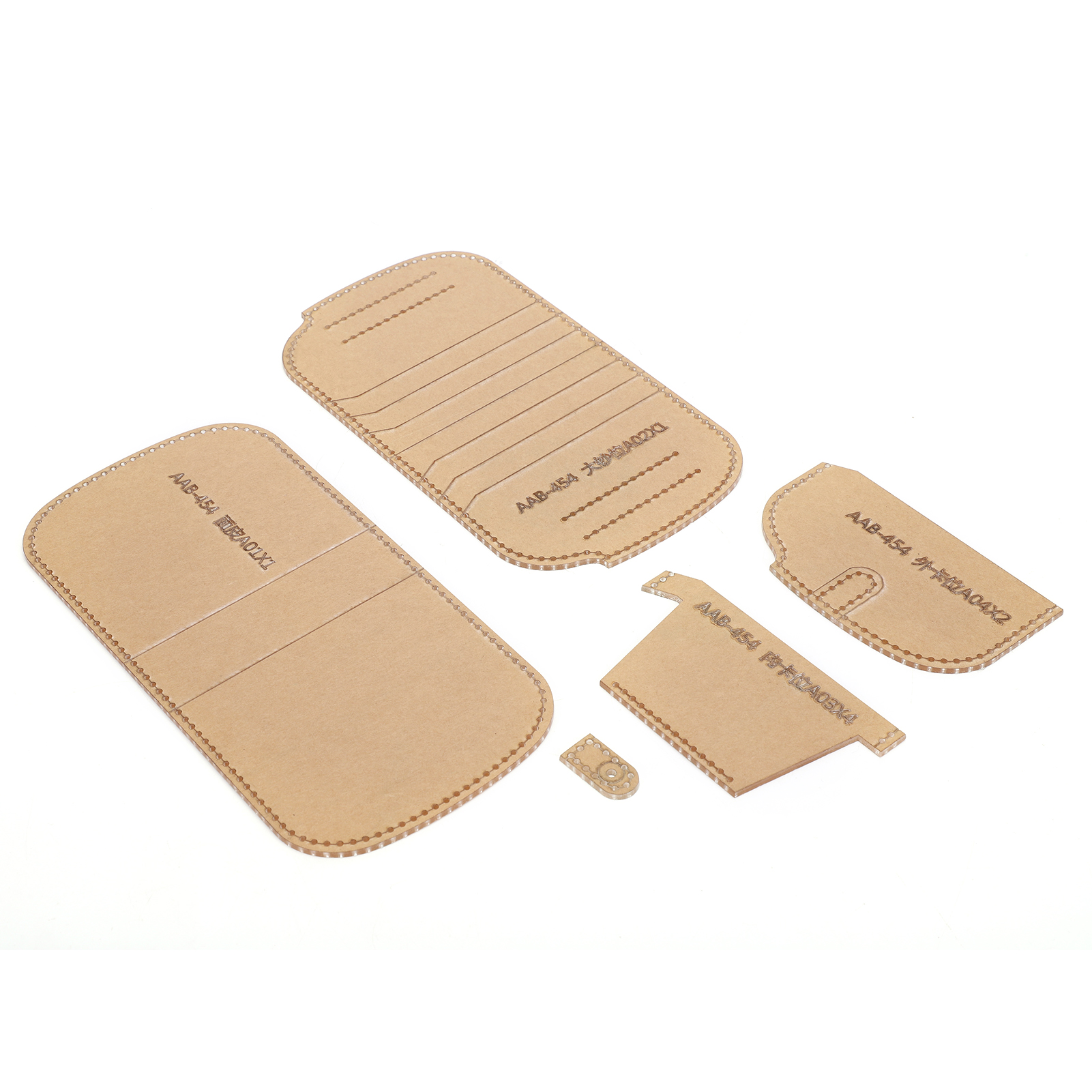 Kurze Acryl-geldbörsenvorlage Für Handtaschen, Schablone, Diy-formwerkzeug, Lederbearbeitungsmodell