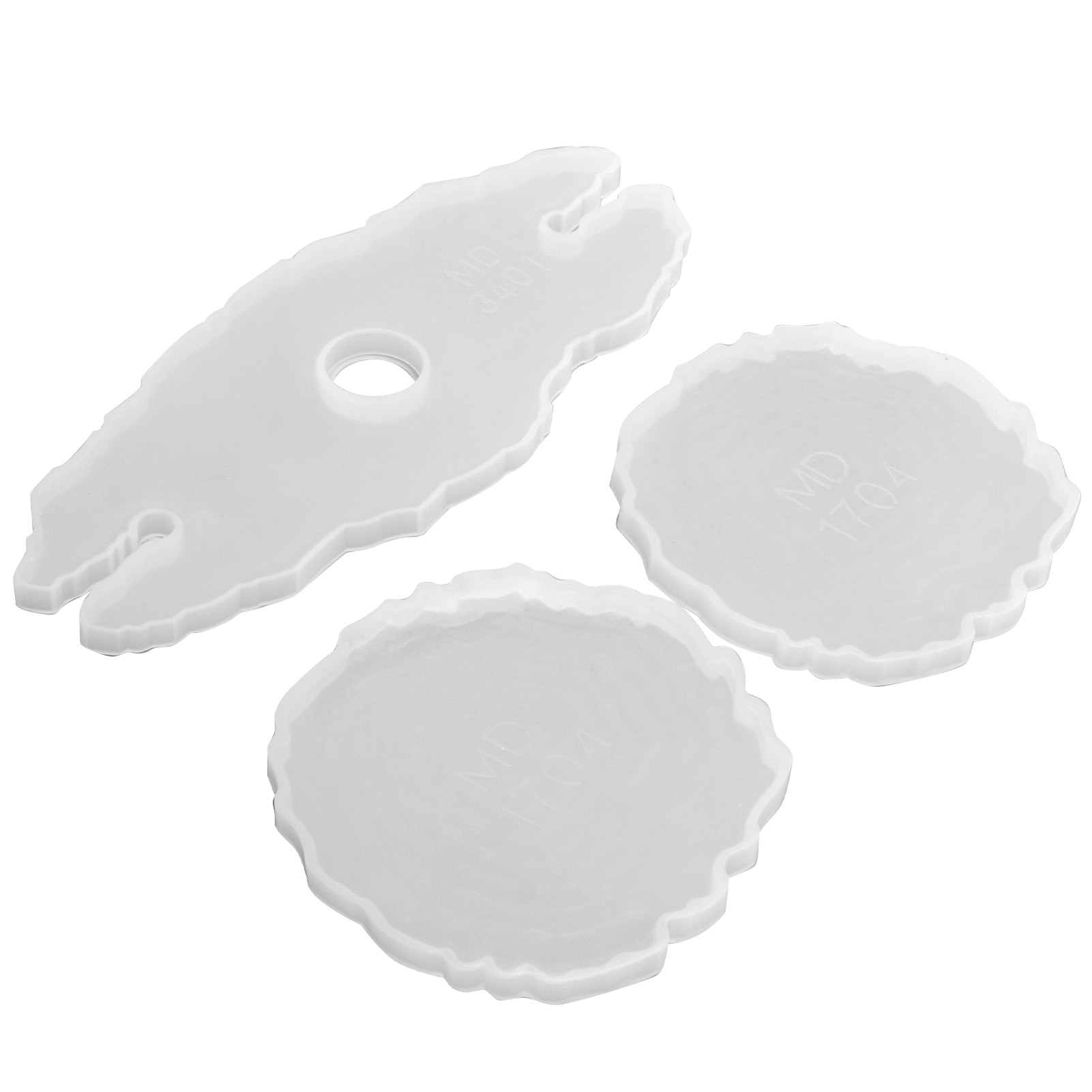 Set Mit 3 Gussformen Für Weinregale, Epoxidharz, Klebstoff, Unregelmäßige Silikon-gussformen