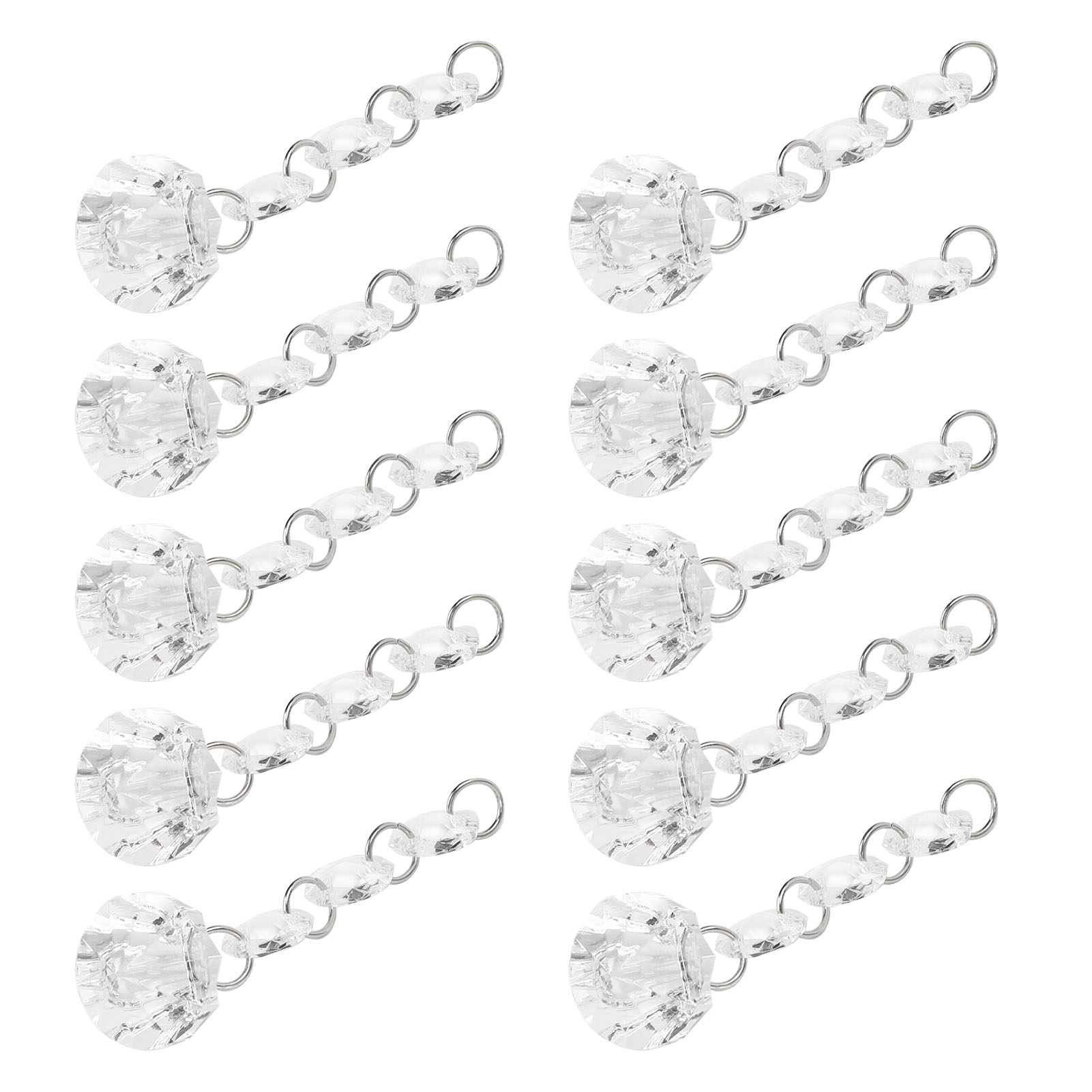 Set Mit 10 Acryl-anhängern In Diamantoptik, Dekorative Accessoires Zum Aufhängen Von Kronleuchtern