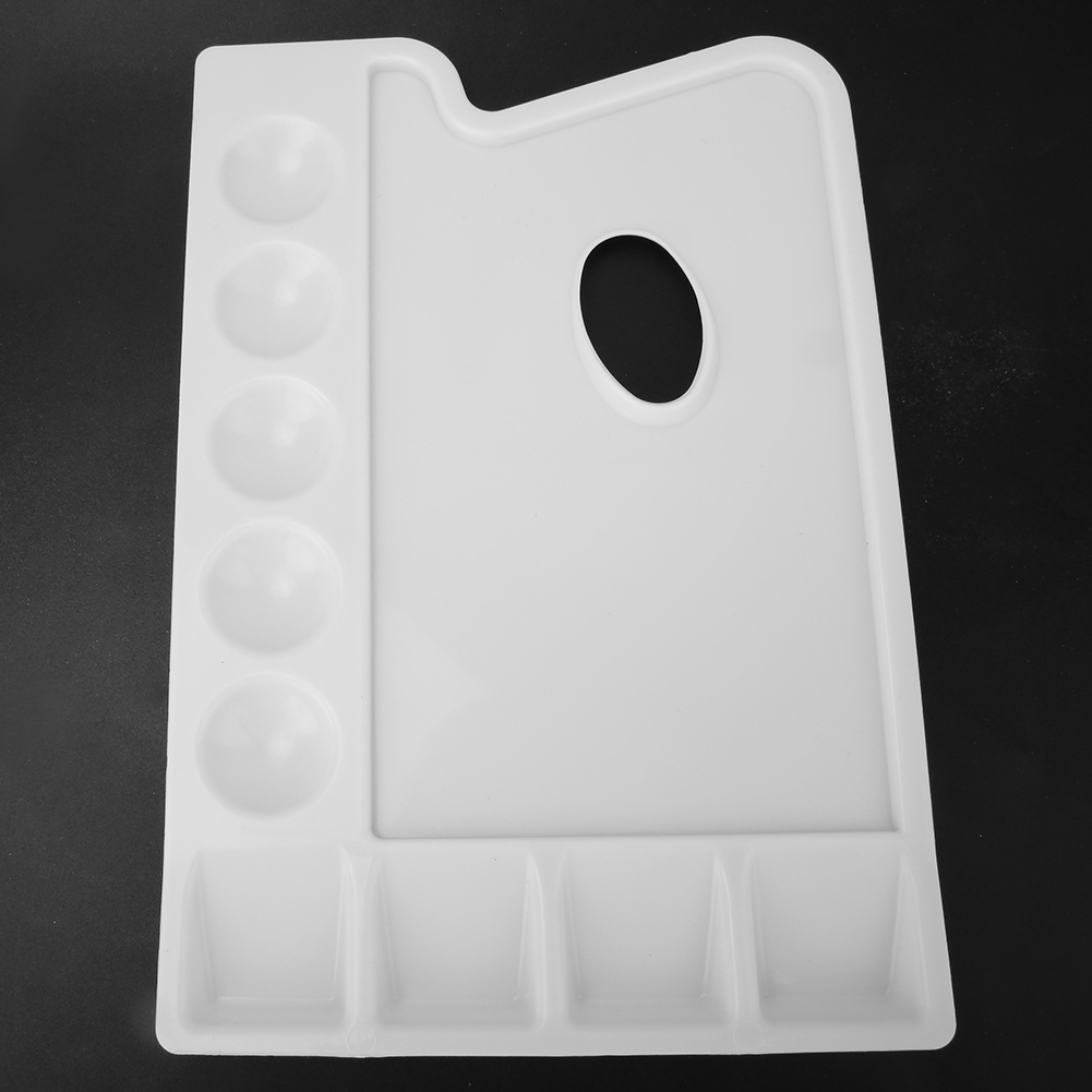 Dicke, Rechteckige Pvc-palette Für Öl-, Aquarell- Und Acrylmalerei.
