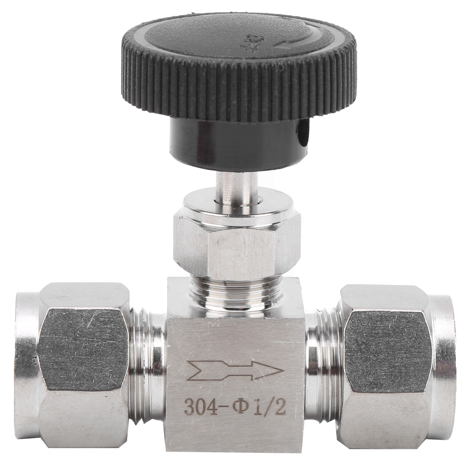 2-wege-hochdruck-nadelventil Aus Edelstahl 304 Für Wasser, Gas Und Flüssigkeiten, Ф1/2