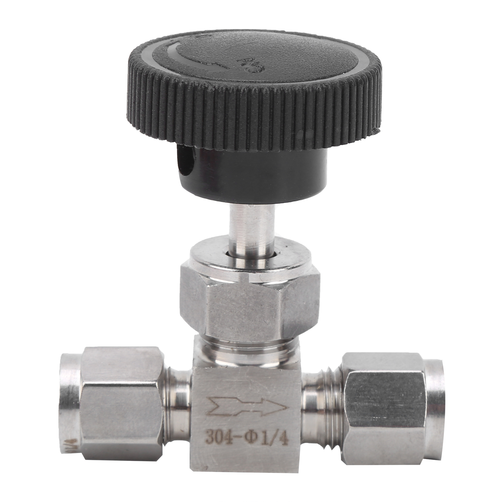 2-wege-hochdruck-nadelventil Aus Edelstahl 304 Für Wasser, Gas Und Flüssigkeiten, Ф1/4