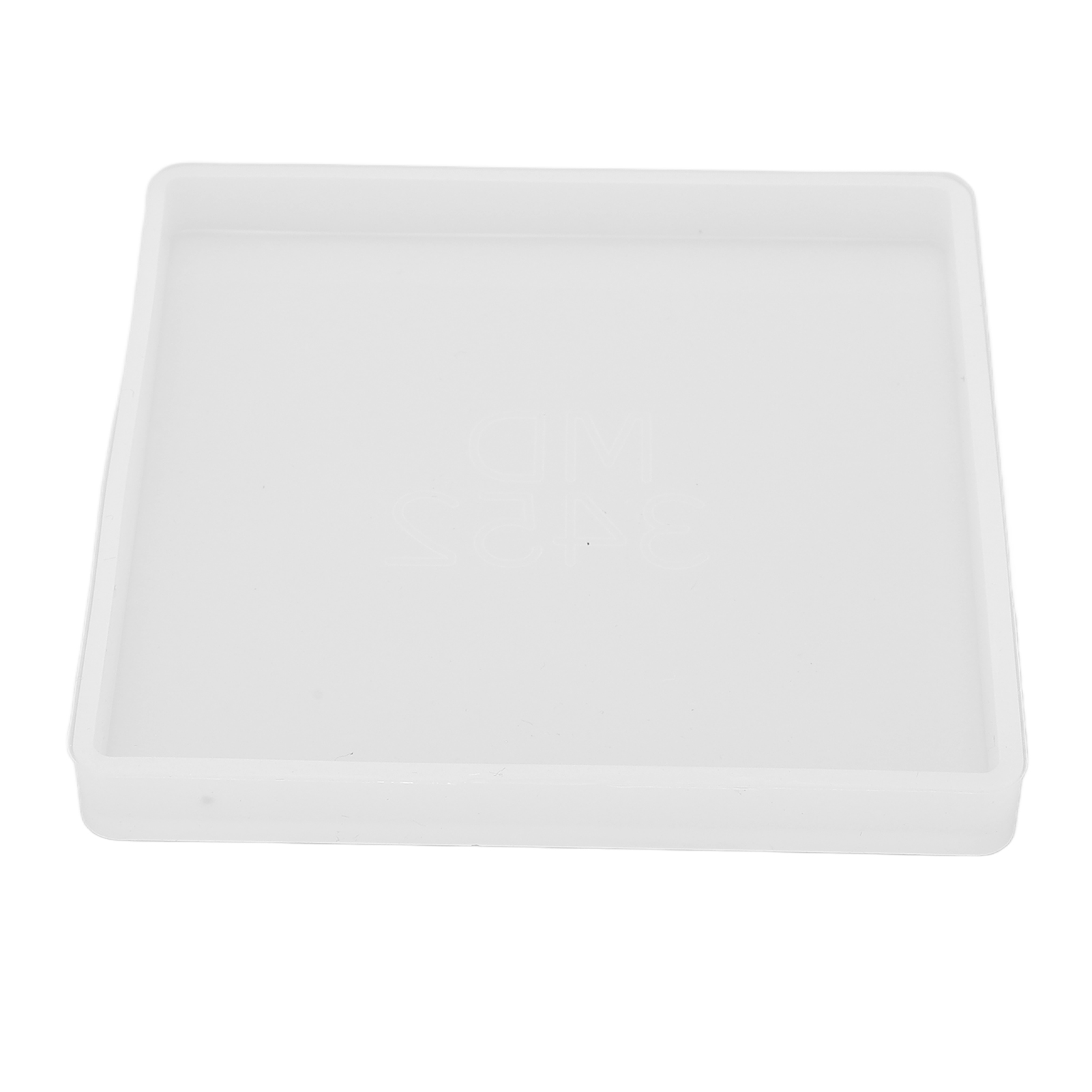 Flexible Silikonform Für Untersetzer, Leicht Zu Lösen, Wiederverwendbare Form Für Harz Und Bastelarbeiten (md3452). Quadratische Untersetzerform.
